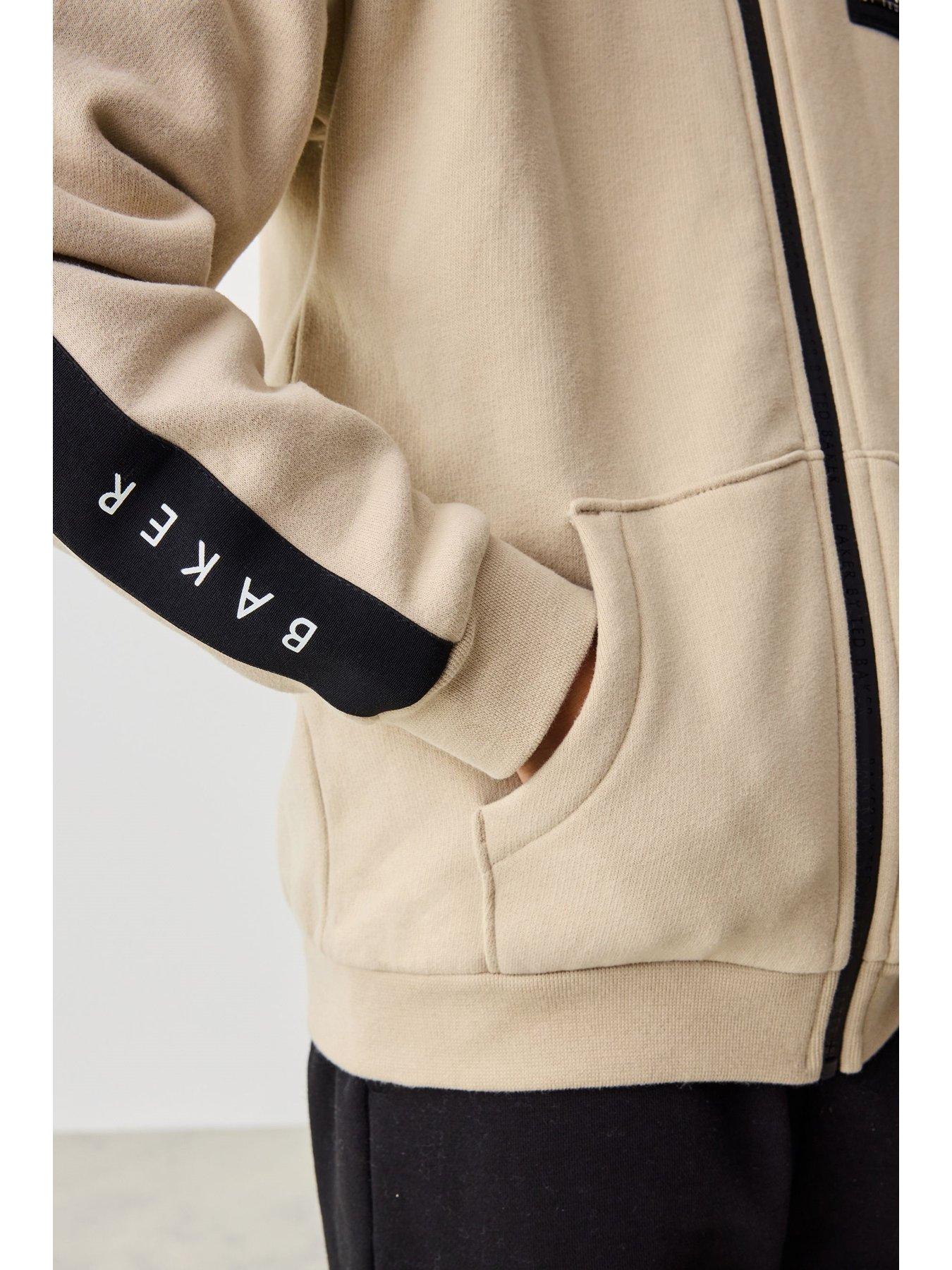 Image 4 of 7 of Ted Baker Boy Zip Through Jacket - Beige