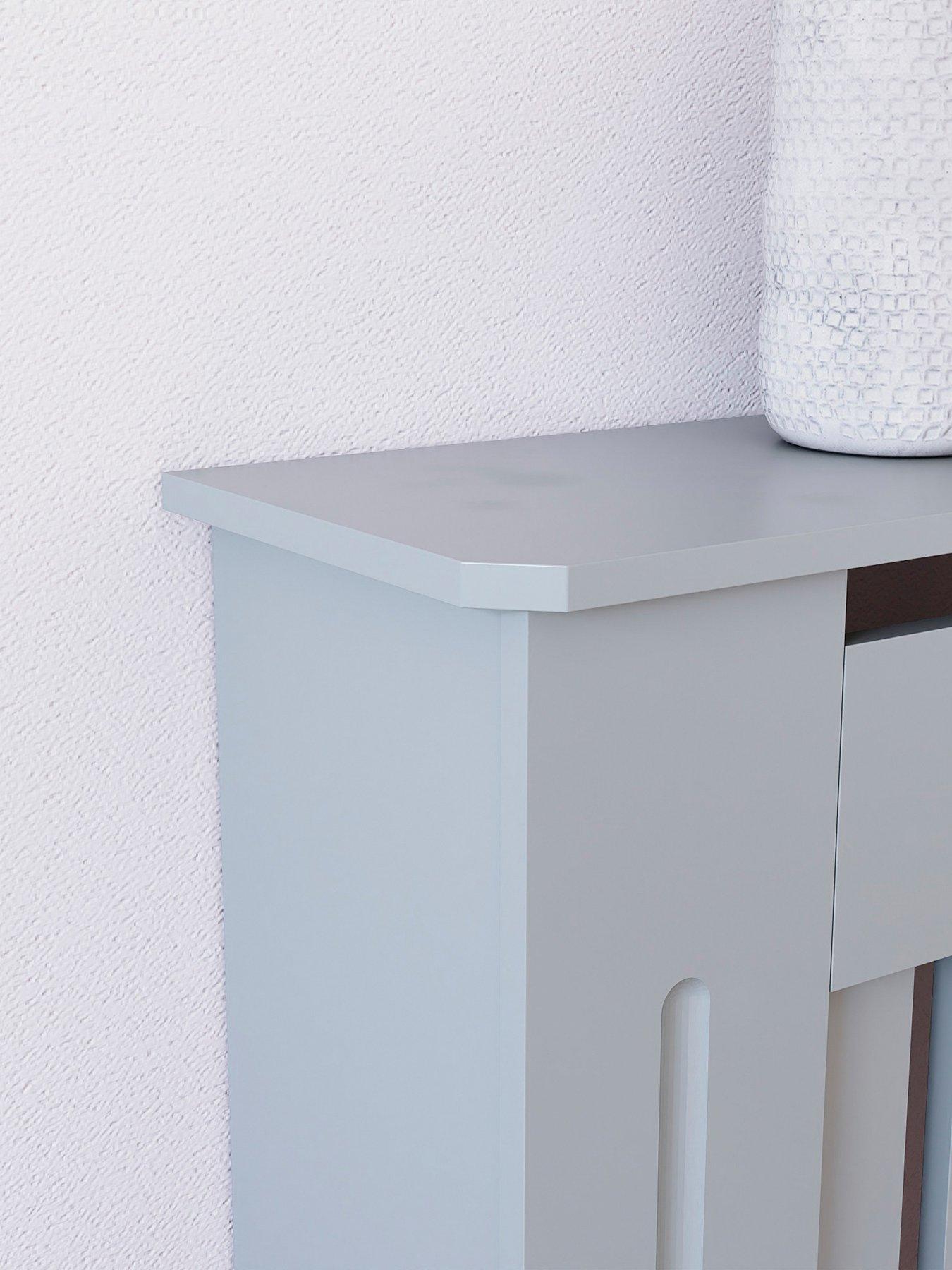 Image 4 of 7 of Vida Designs Chelsea Medium Radiator Cover&nbsp;- Olive Grey