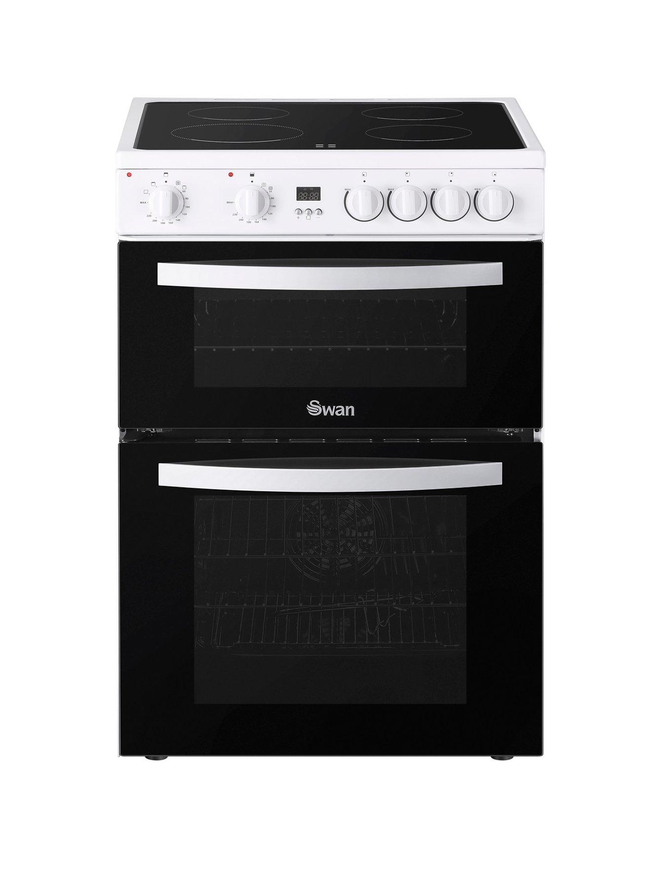 swan-swan-sx16730w-60cm-electric-double-oven-ceramic-hob-cooker-white
