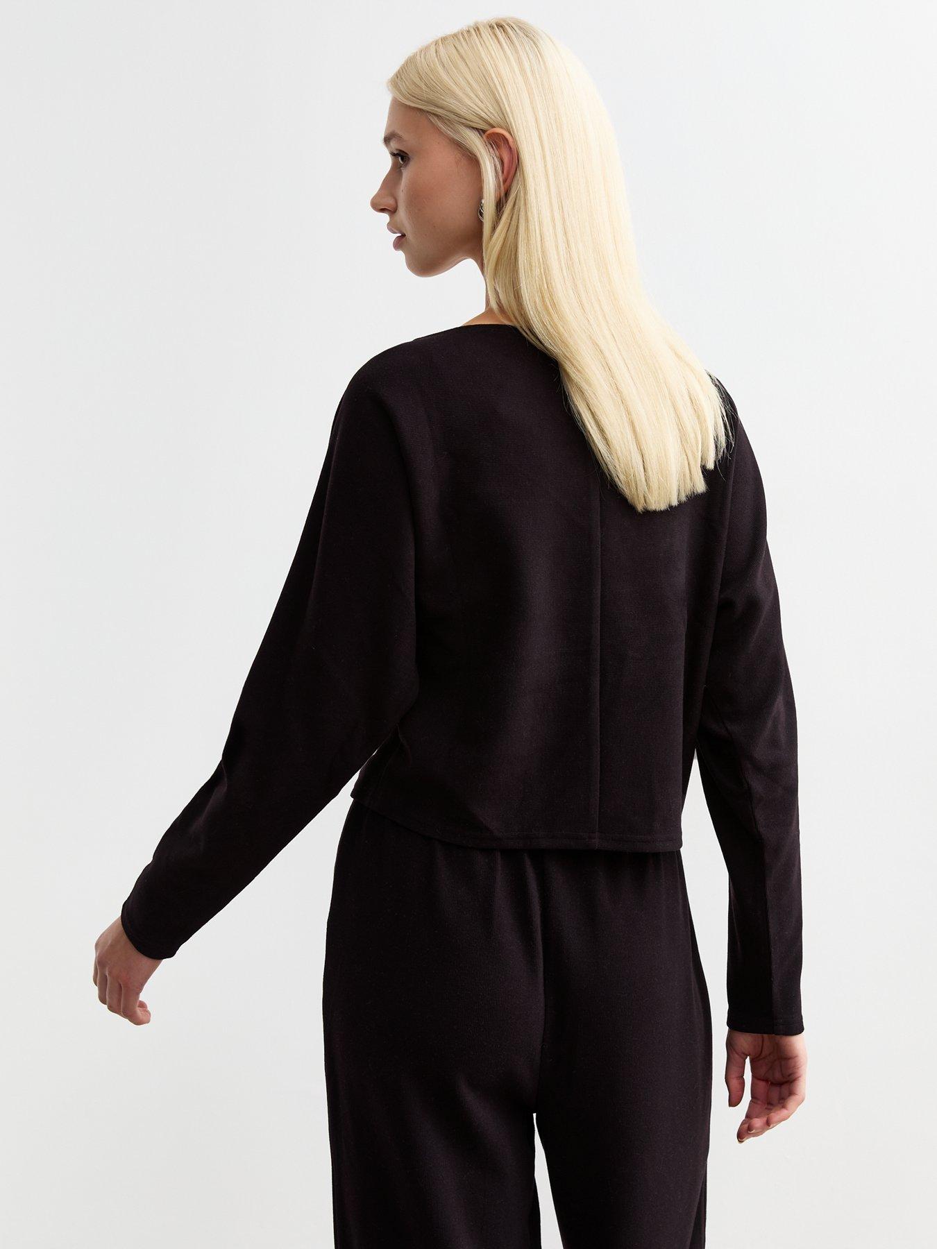 new-look-black-soft-touch-long-batwing-sleeve-topstillFront