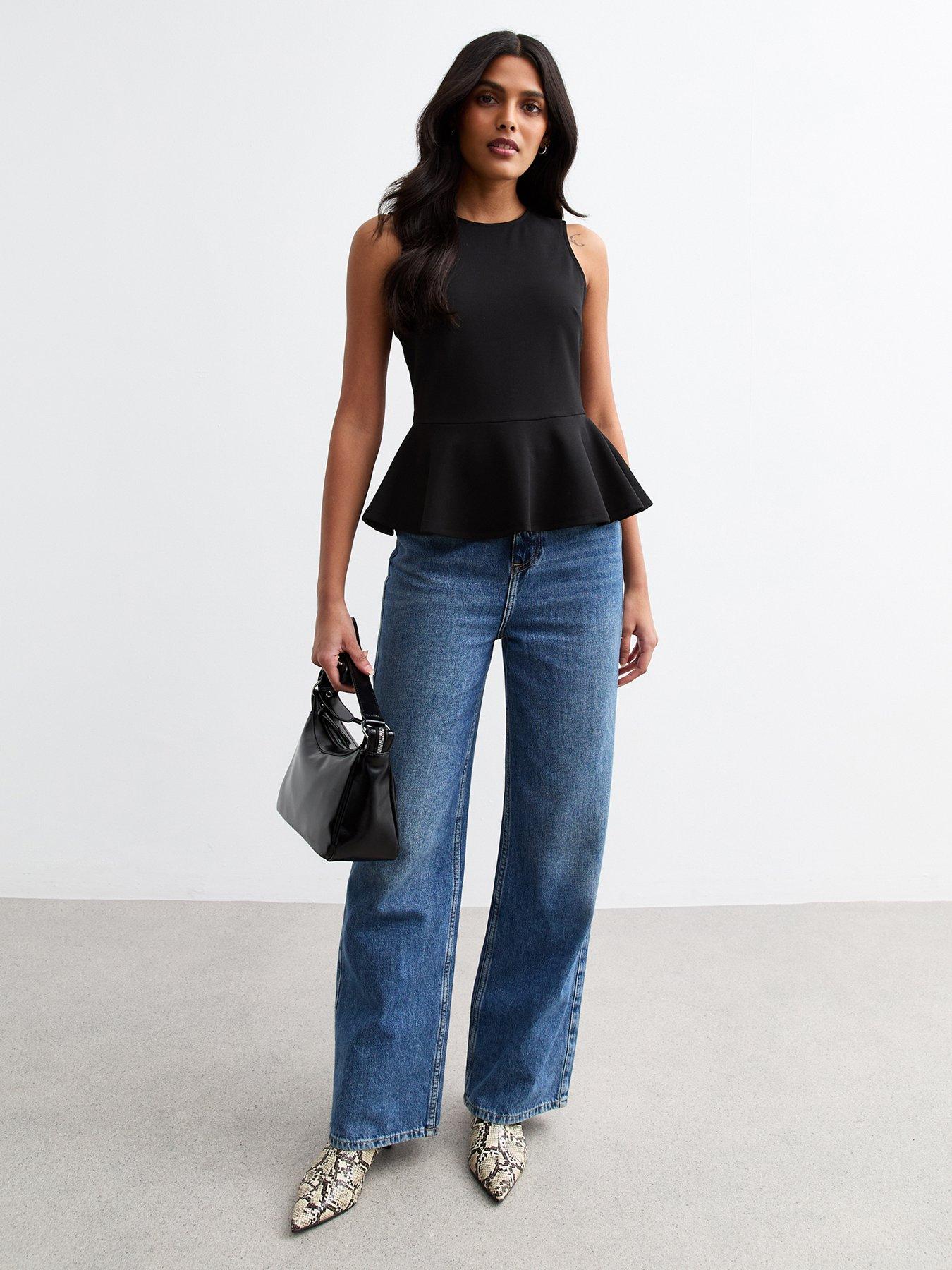 new-look-sleeveless-peplum-hem-top-blackback