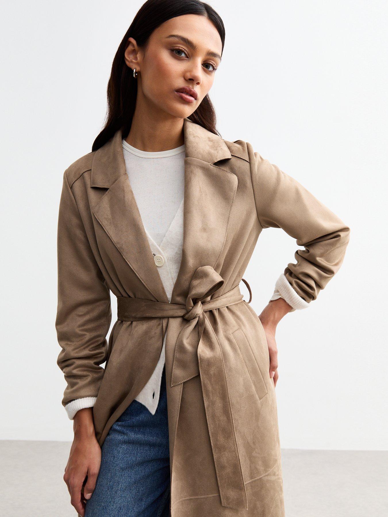 new-look-tan-unlined-belted-faux-suede-jacketoutfit