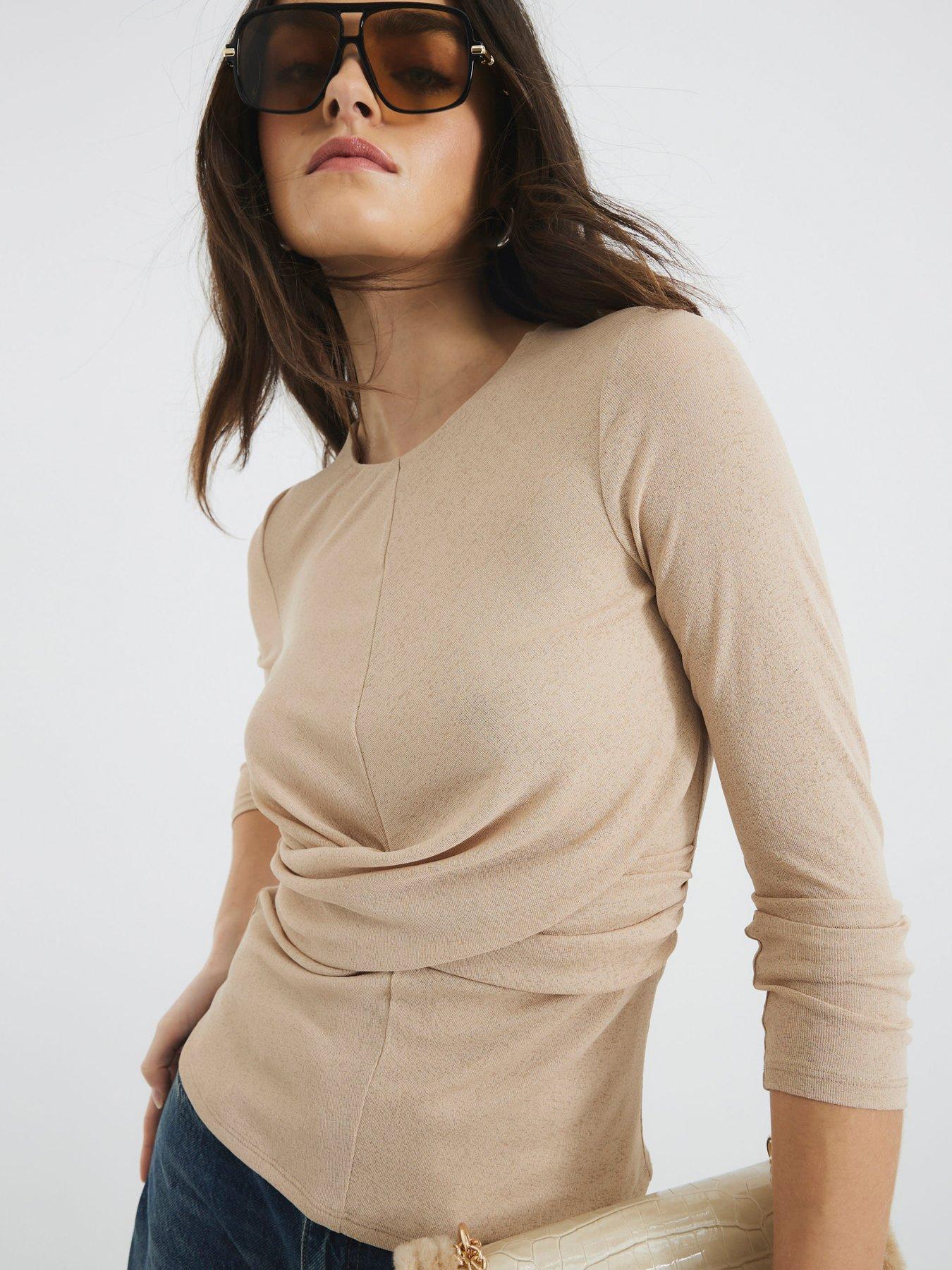 river-island-mock-wrap-top-light-beige