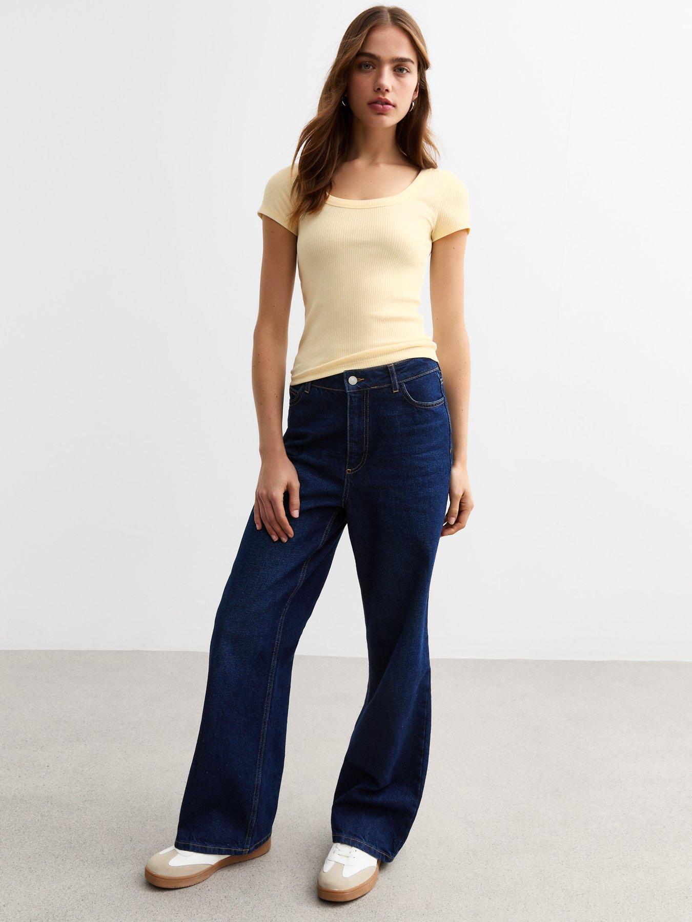 new-look-pale-yellow-scoop-neck-rib-jersey-t-shirtback