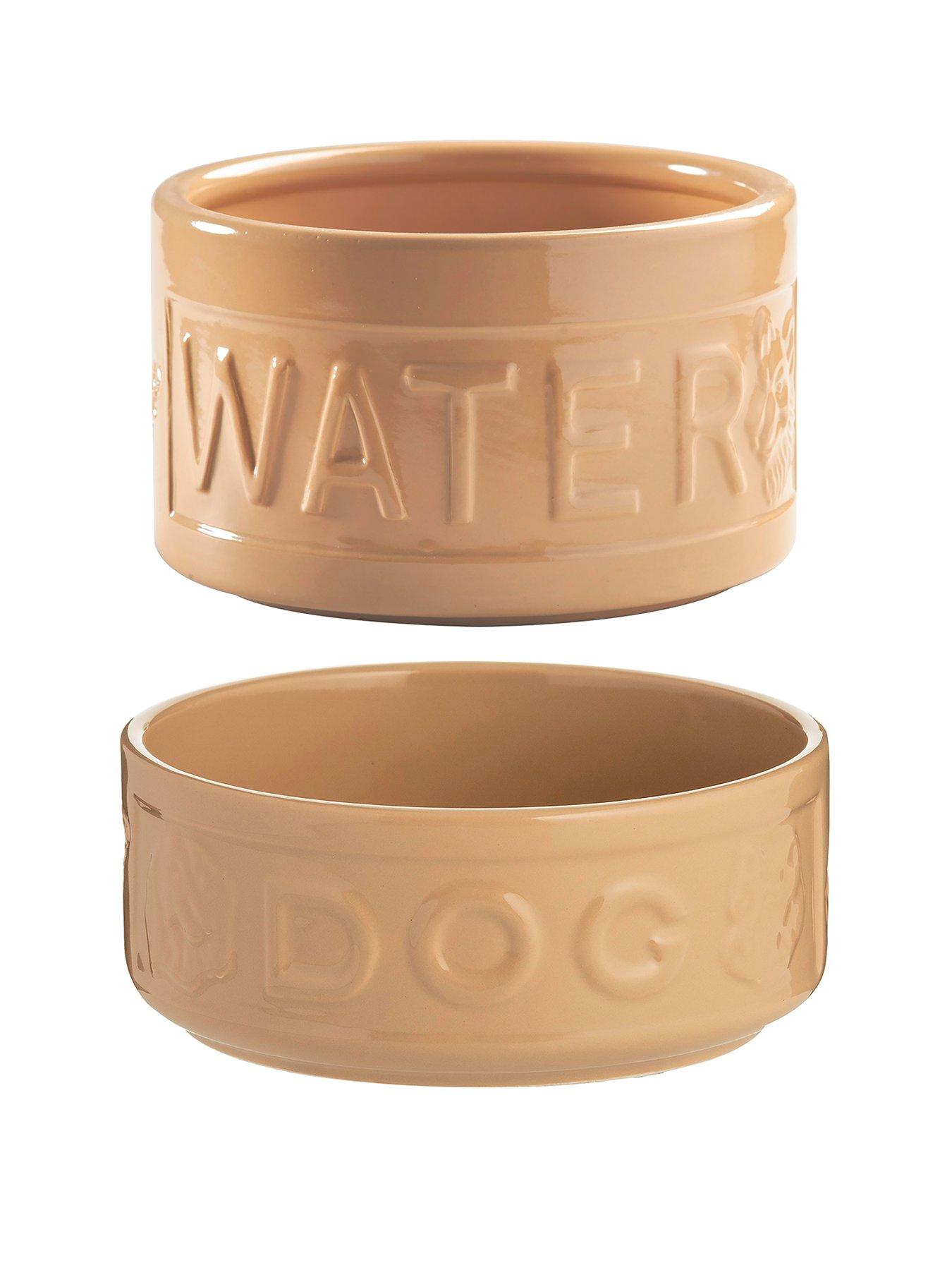 mason-cash-cane-lettered-food-water-bowl-set-15cmstillFront