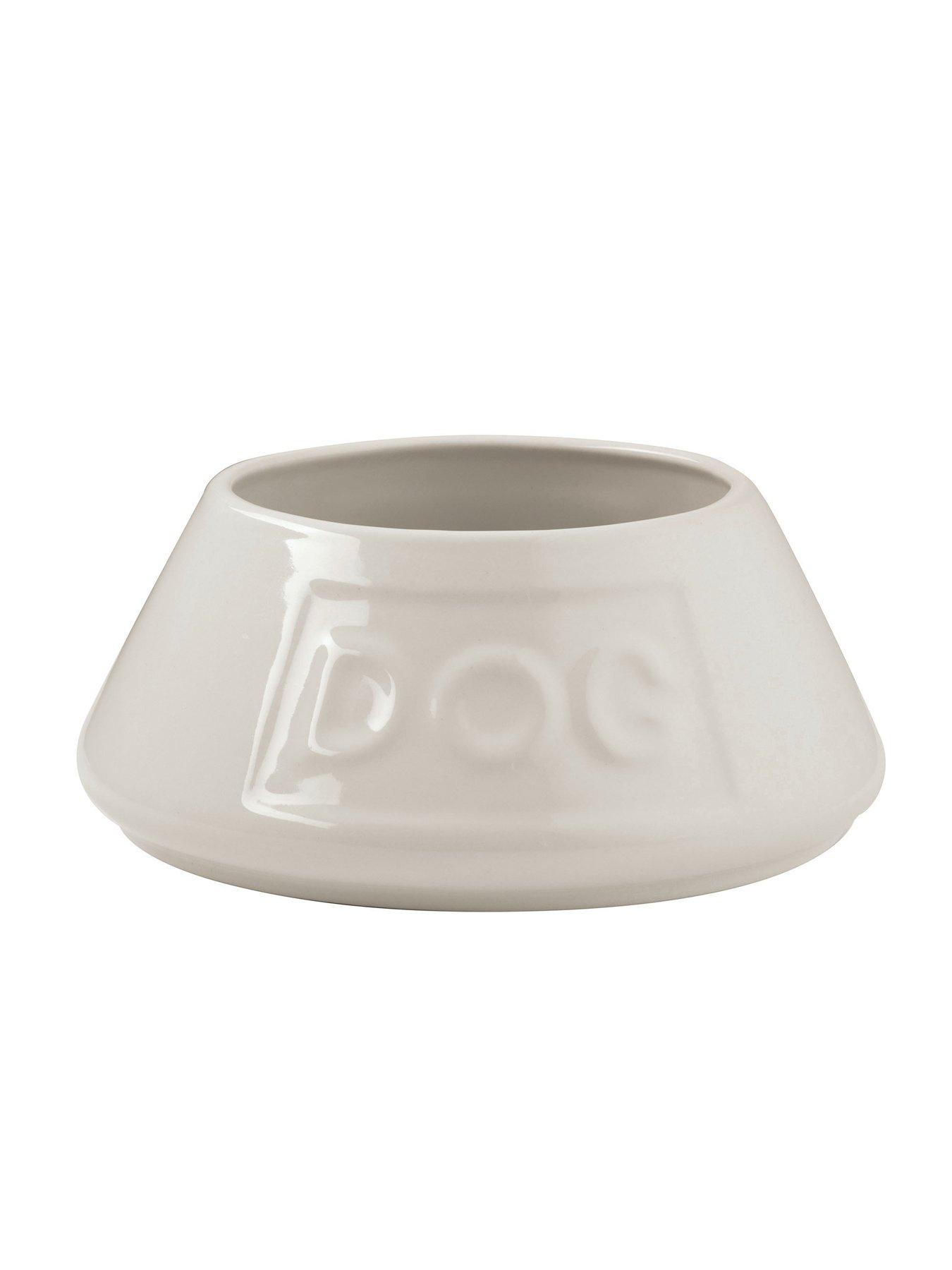 mason-cash-cream-non-tip-lettered-dog-bowl-21cmfront