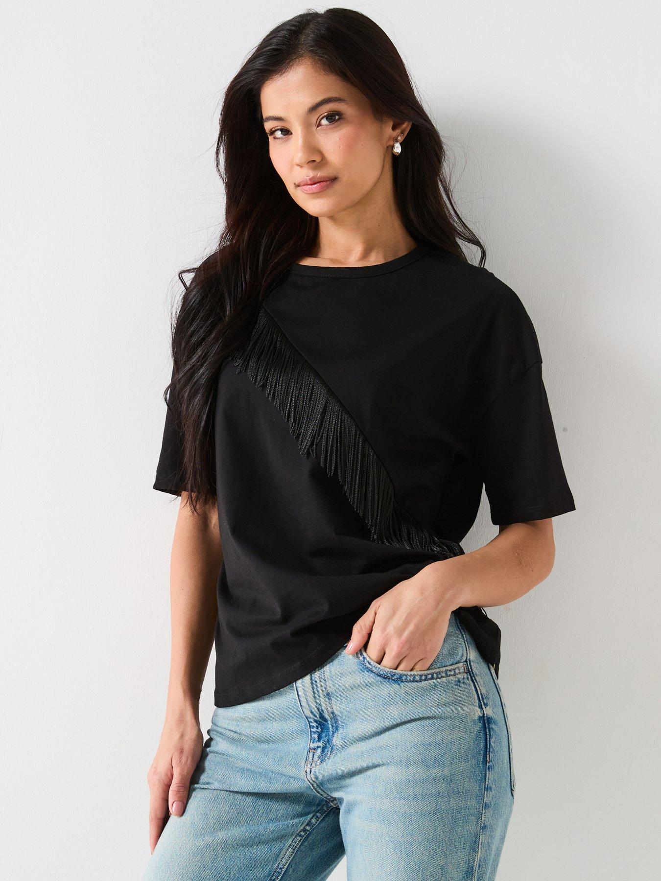 v-by-very-fringe-detail-tshirt