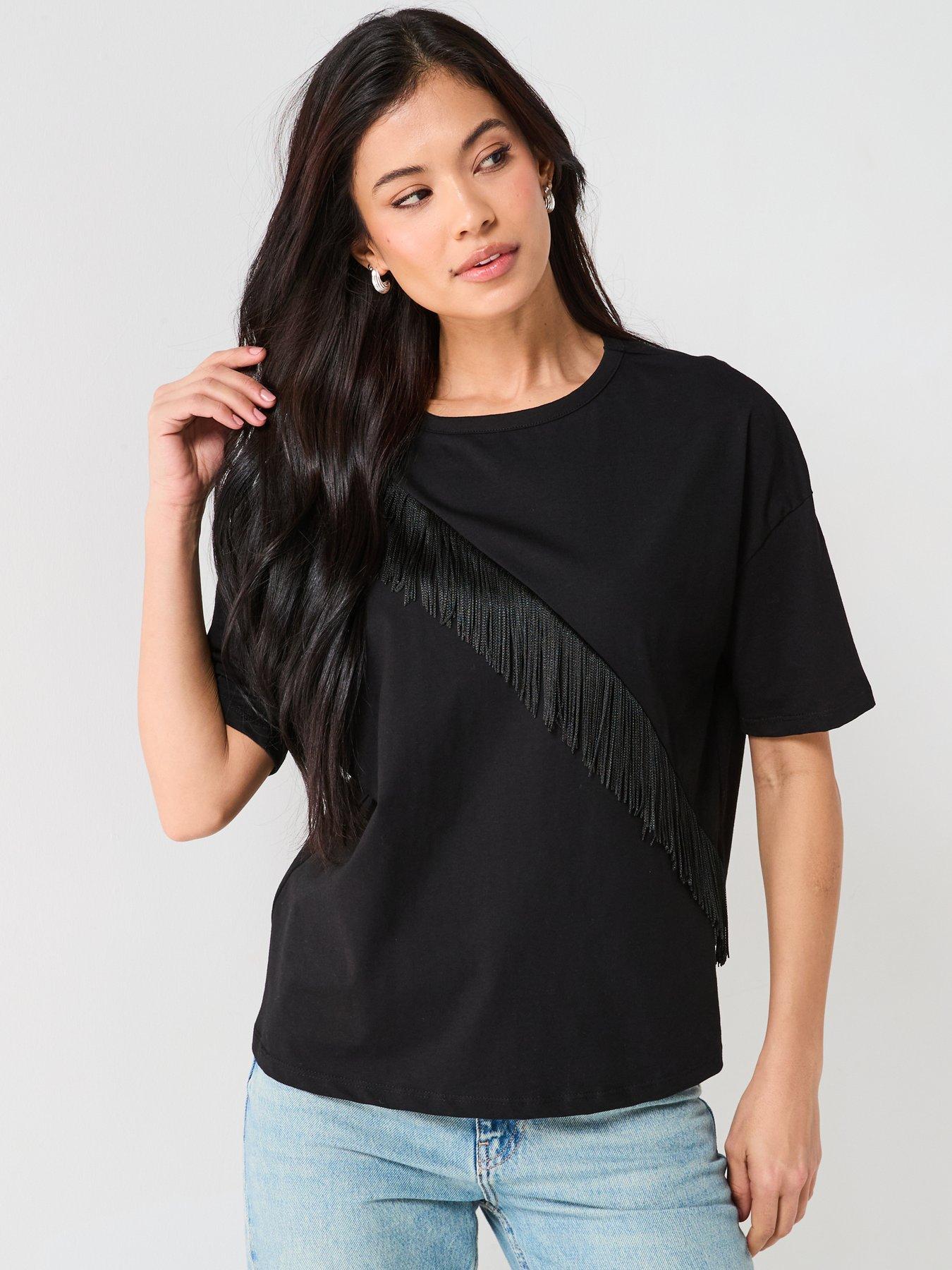 v-by-very-fringe-detail-tshirtoutfit