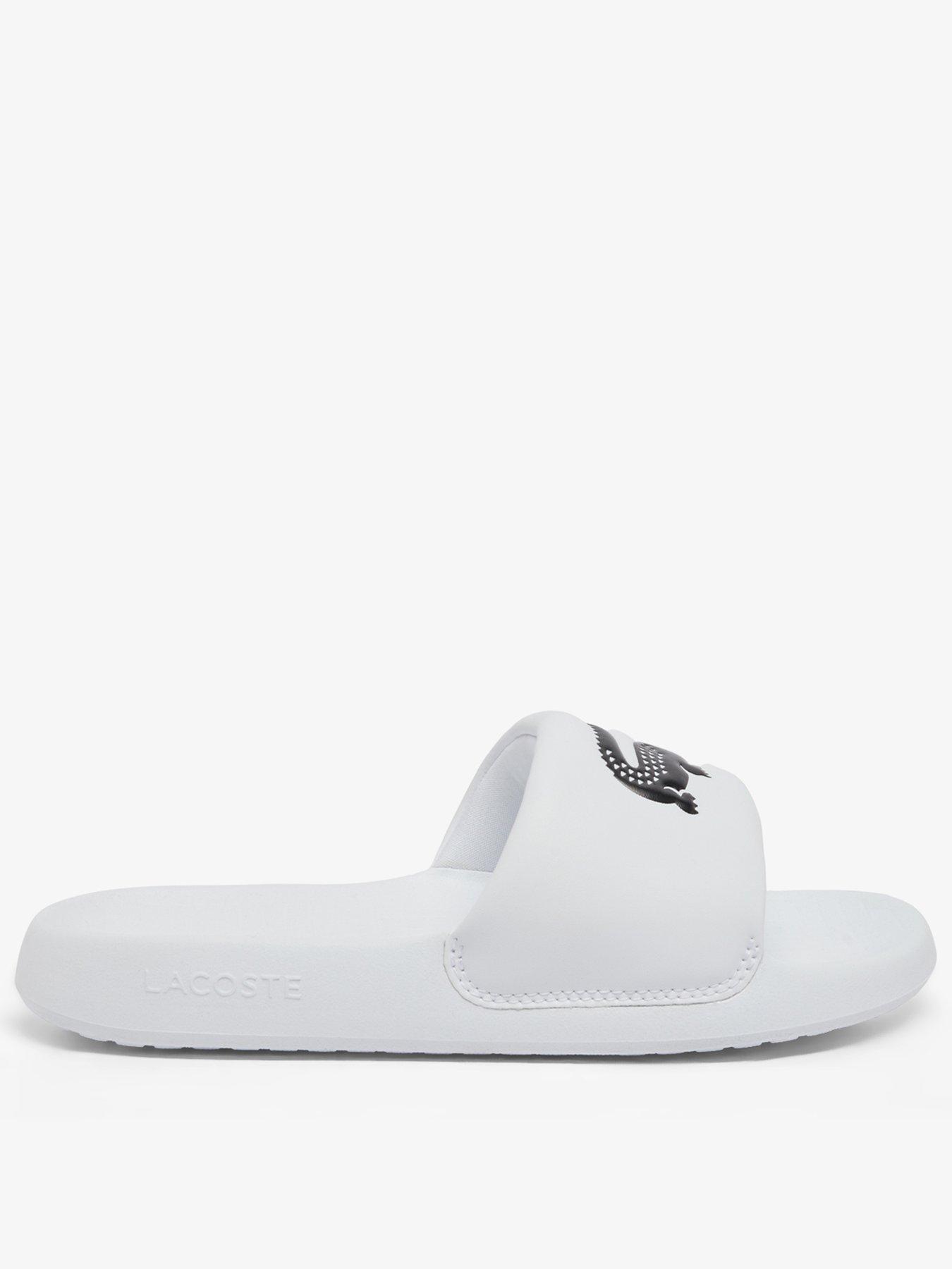 Image of Lacoste Junior Serve Slide  - White