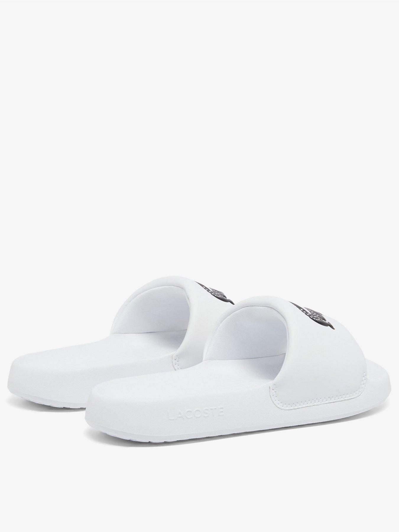 Image 3 of 6 of Lacoste Junior Serve Slide  - White