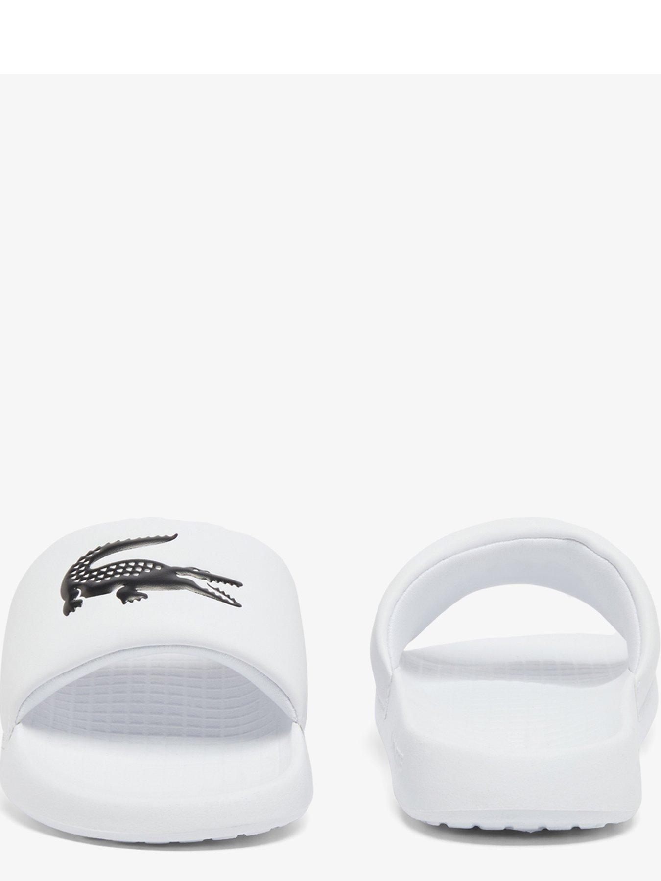 Image 4 of 6 of Lacoste Junior Serve Slide  - White