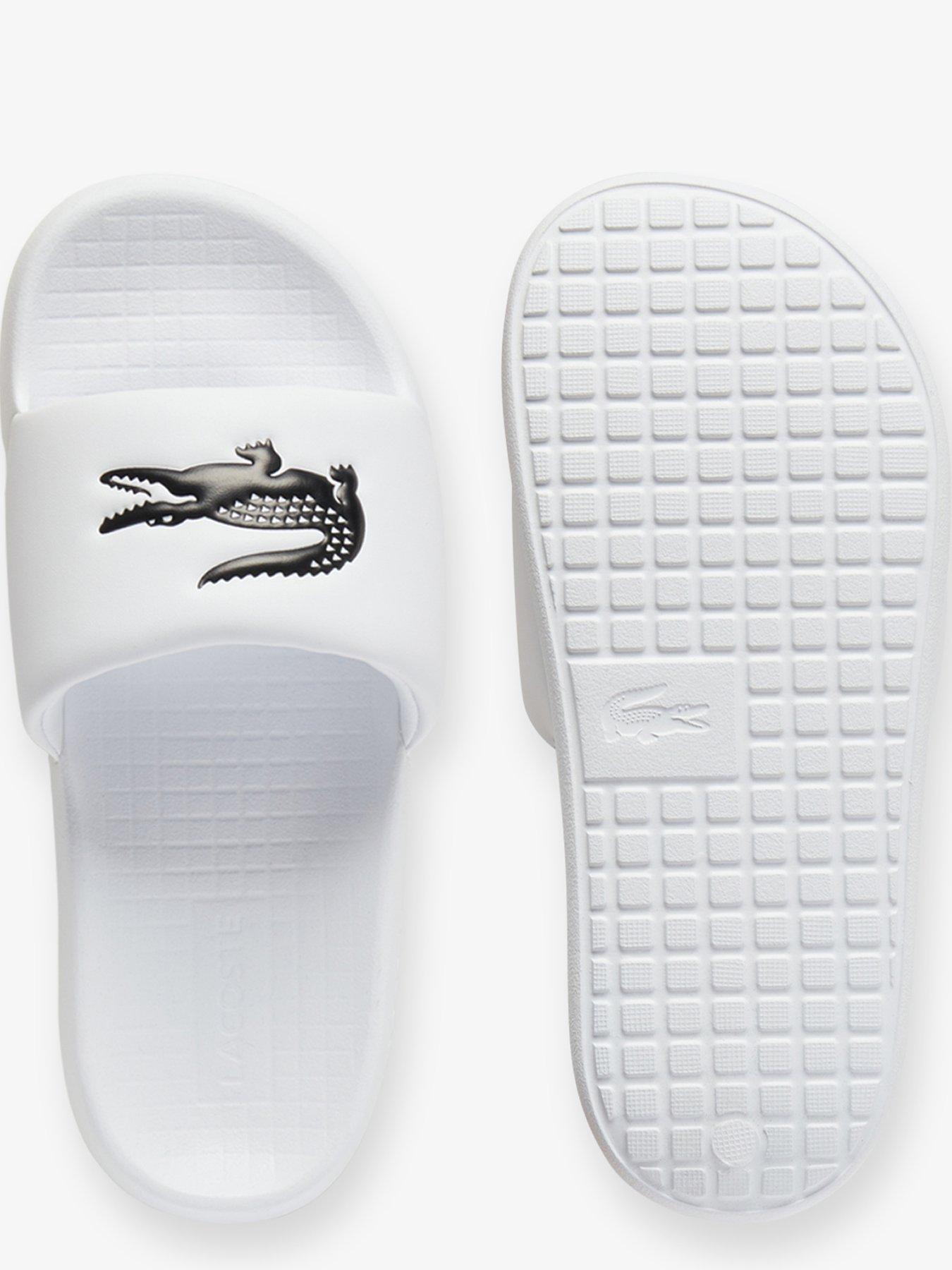 Image 5 of 6 of Lacoste Junior Serve Slide  - White