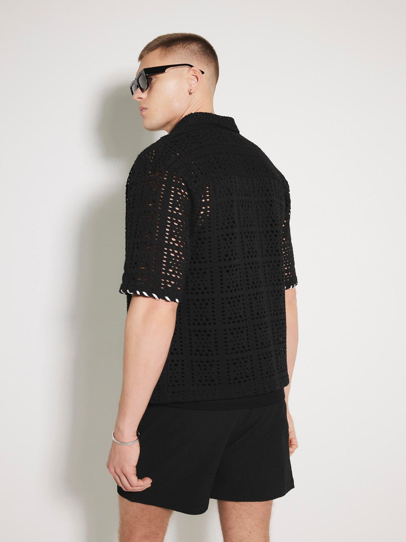 river-island-seersucker-swim-shorts-blackstillFront