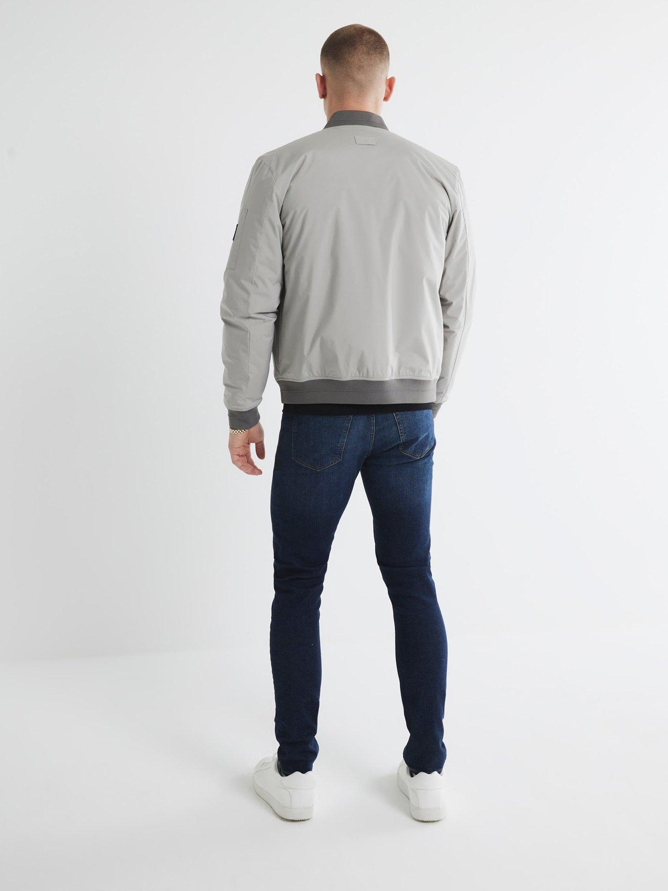 Image 2 of 5 of River Island Comet Skinny Fit Jeans - Dark Wash