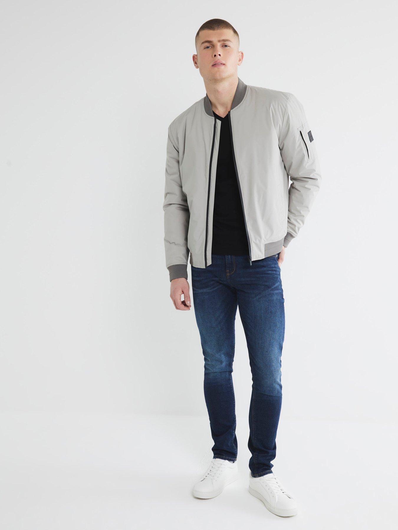Image 3 of 5 of River Island Comet Skinny Fit Jeans - Dark Wash