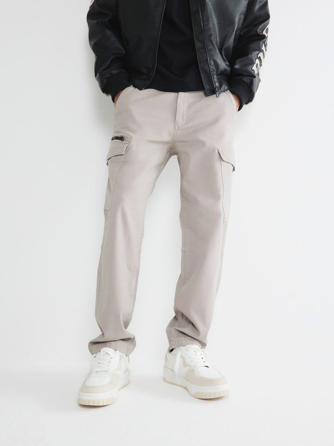 Image of River Island Timberlake Cargo Pants - Grey