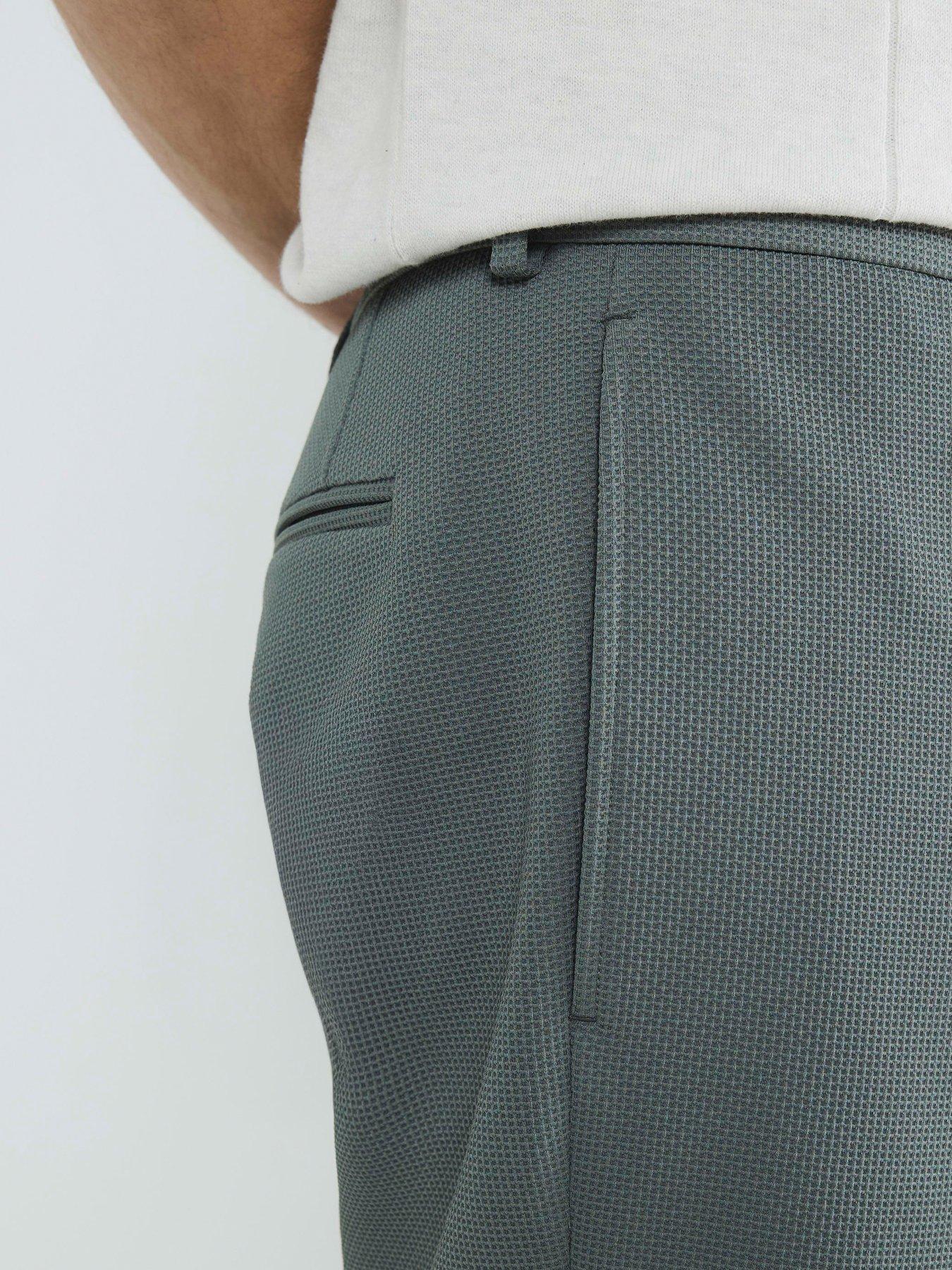 river-island-smart-waffle-shorts-greenoutfit