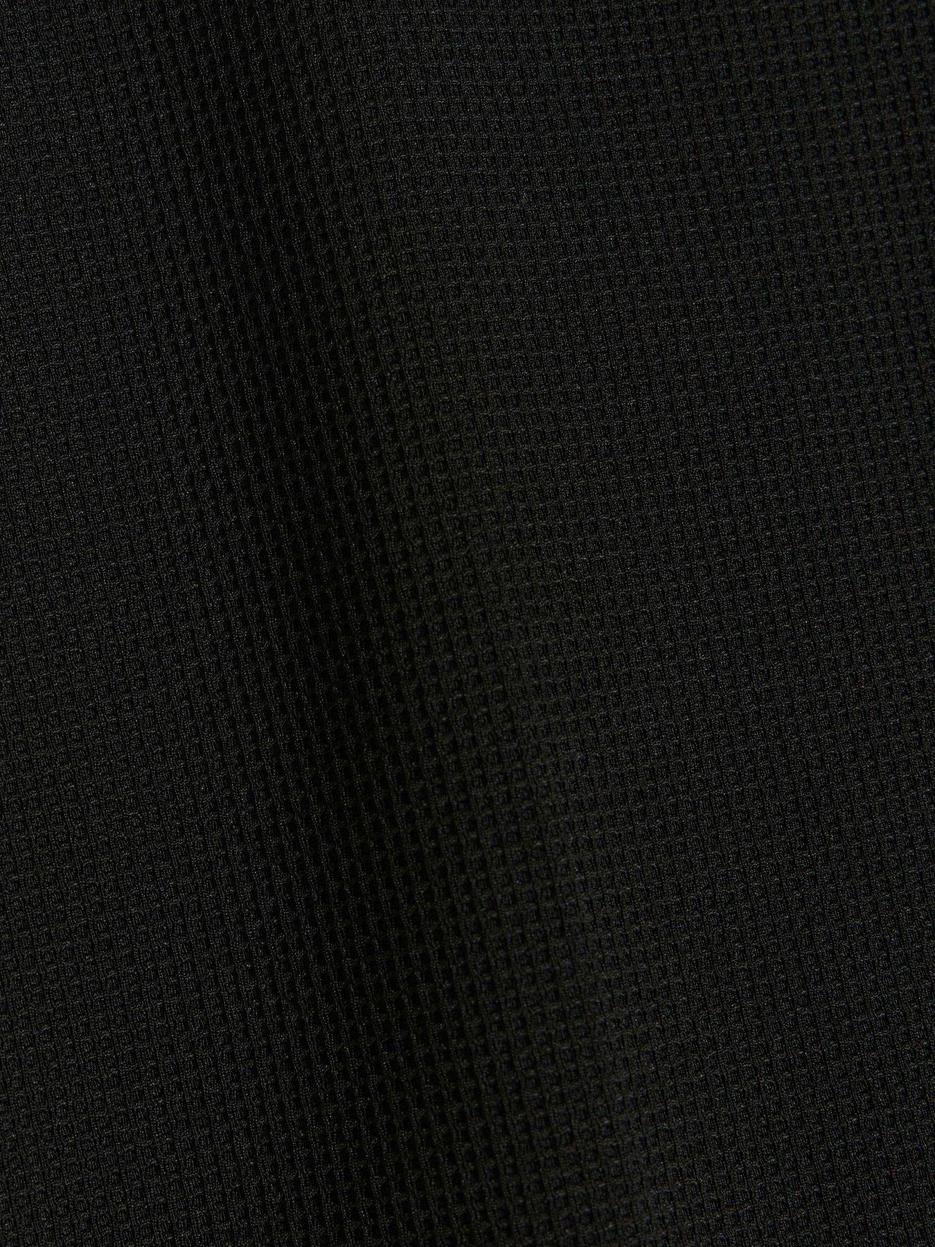 Image 5 of 5 of River Island Smart Waffle Shorts - Black