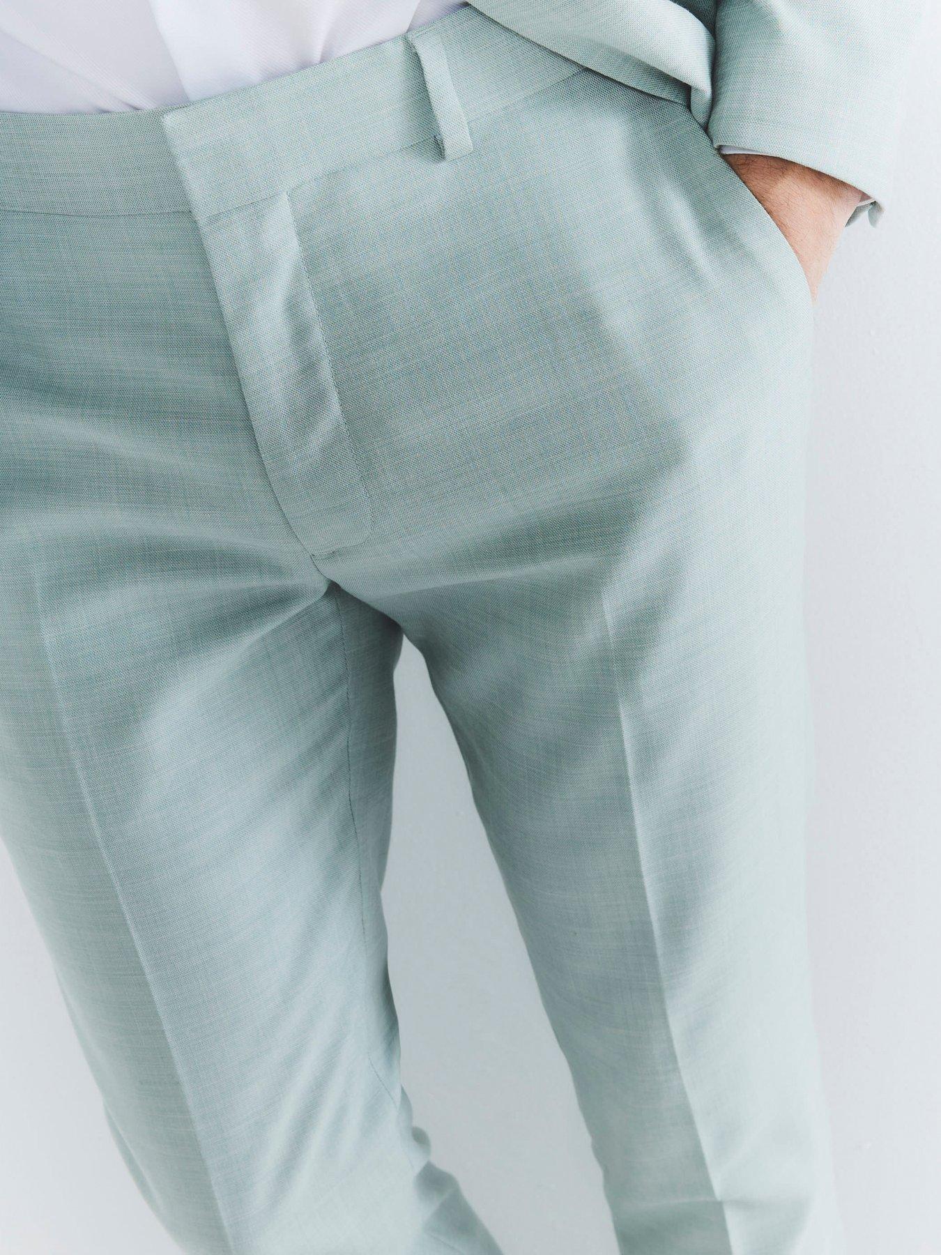 undefined Sharkskin Suit Trousers