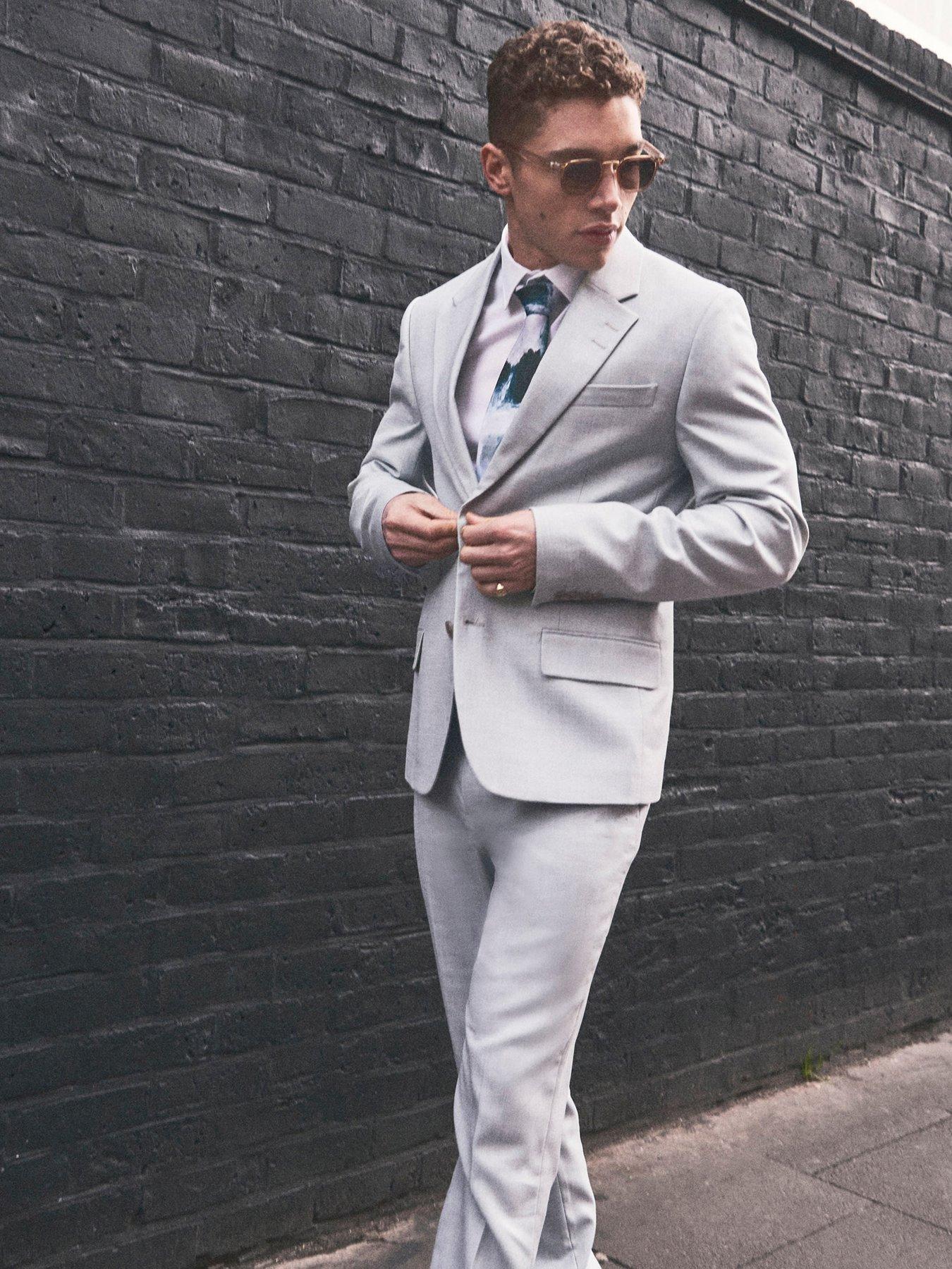 river-island-sharkskin-suit-trousers-greenstillFront