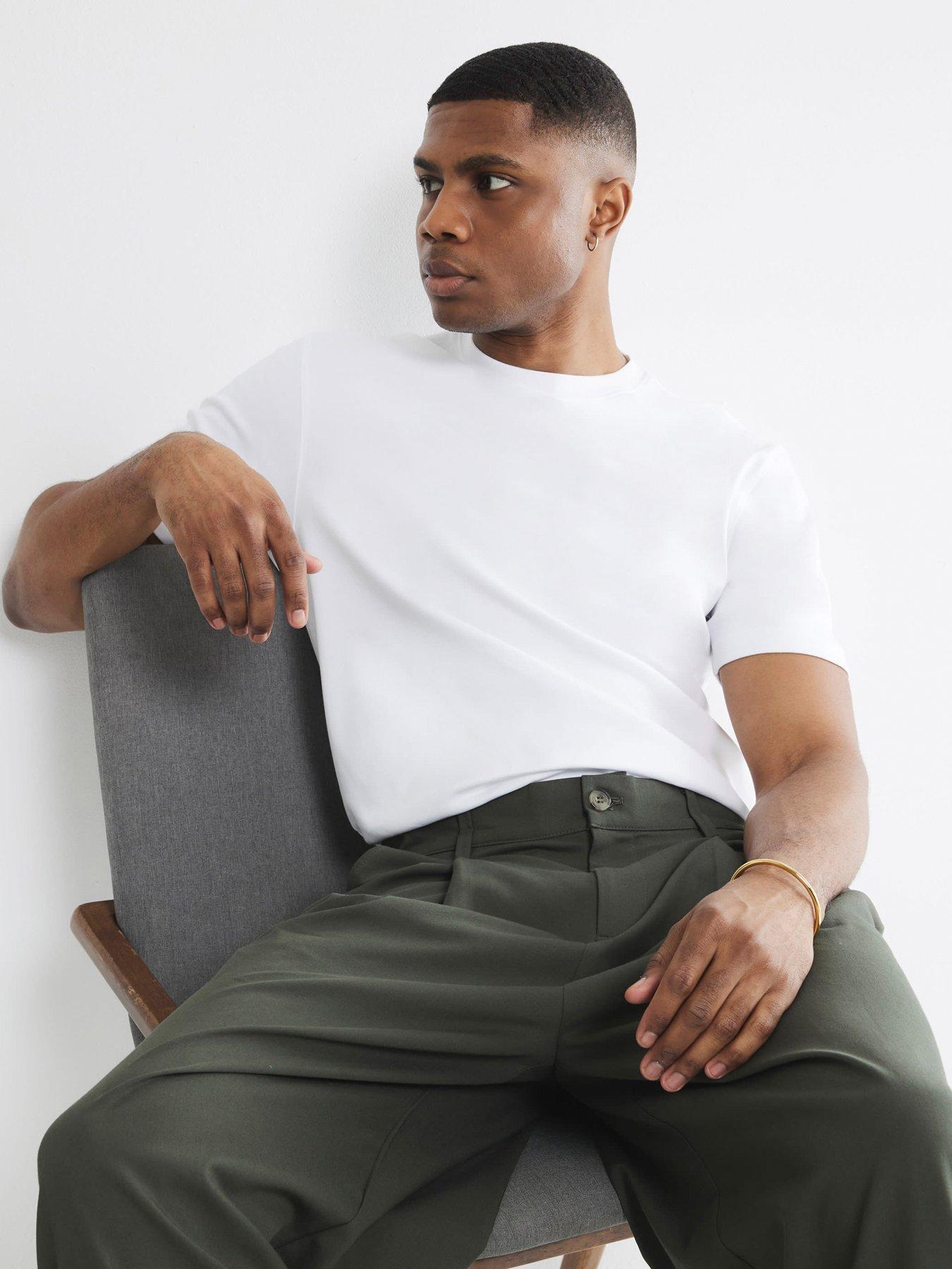 River Island Essentials Slim Fit T-Shirt - White