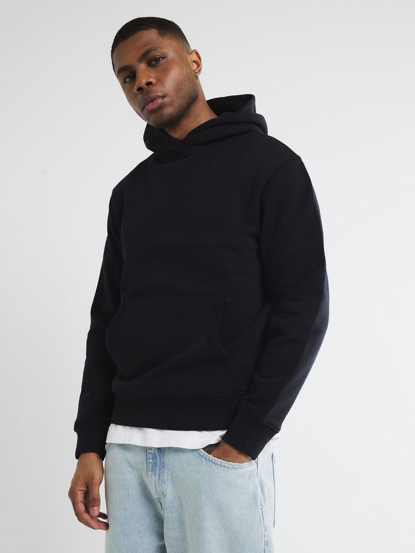 river-island-essentials-regular-fit-hoodie-black