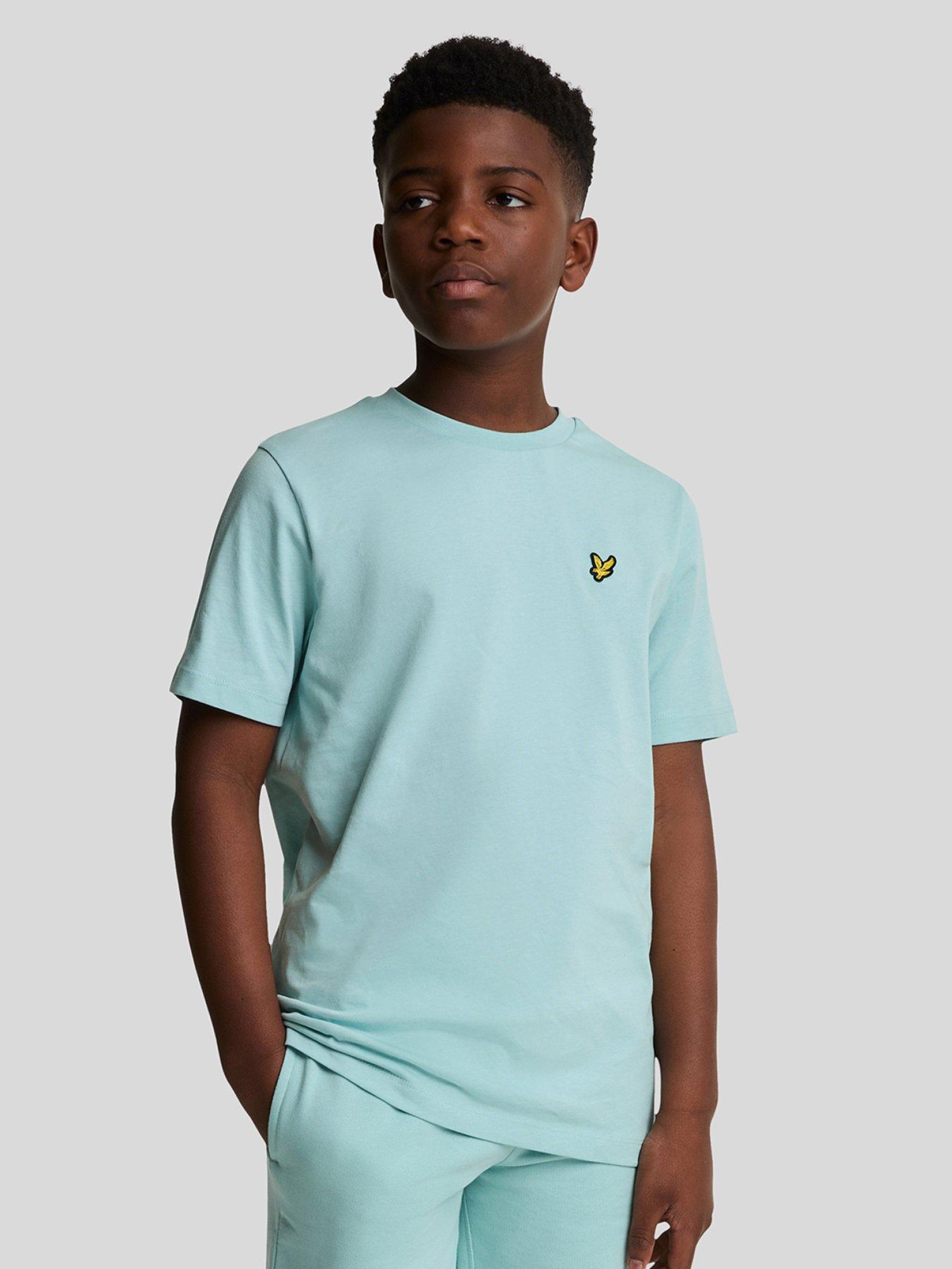 undefined Boys Short Sleeve T-Shirt - Light Blue