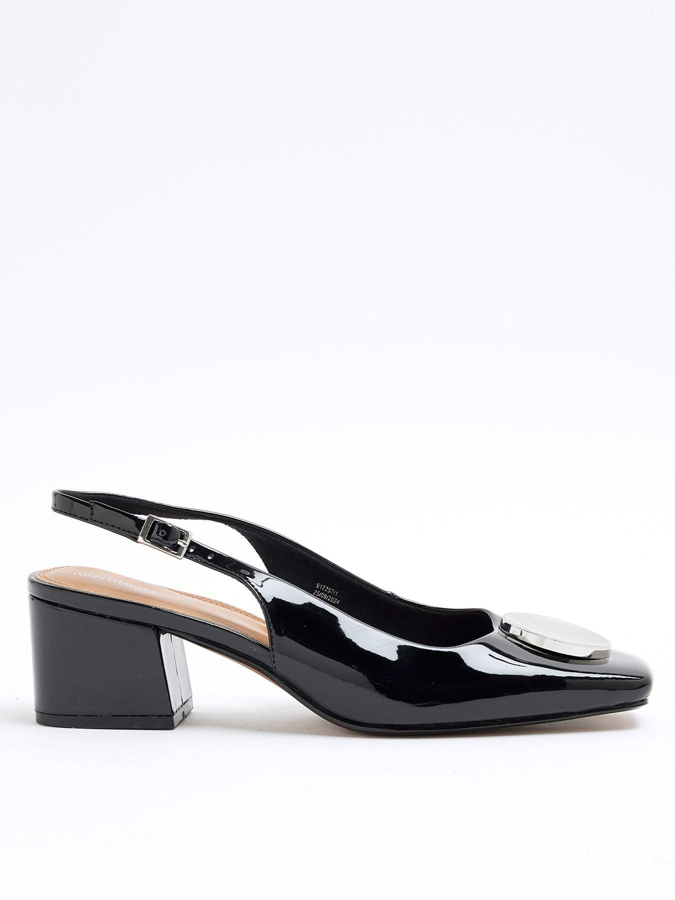 river-island-block-heel-court-shoe-black