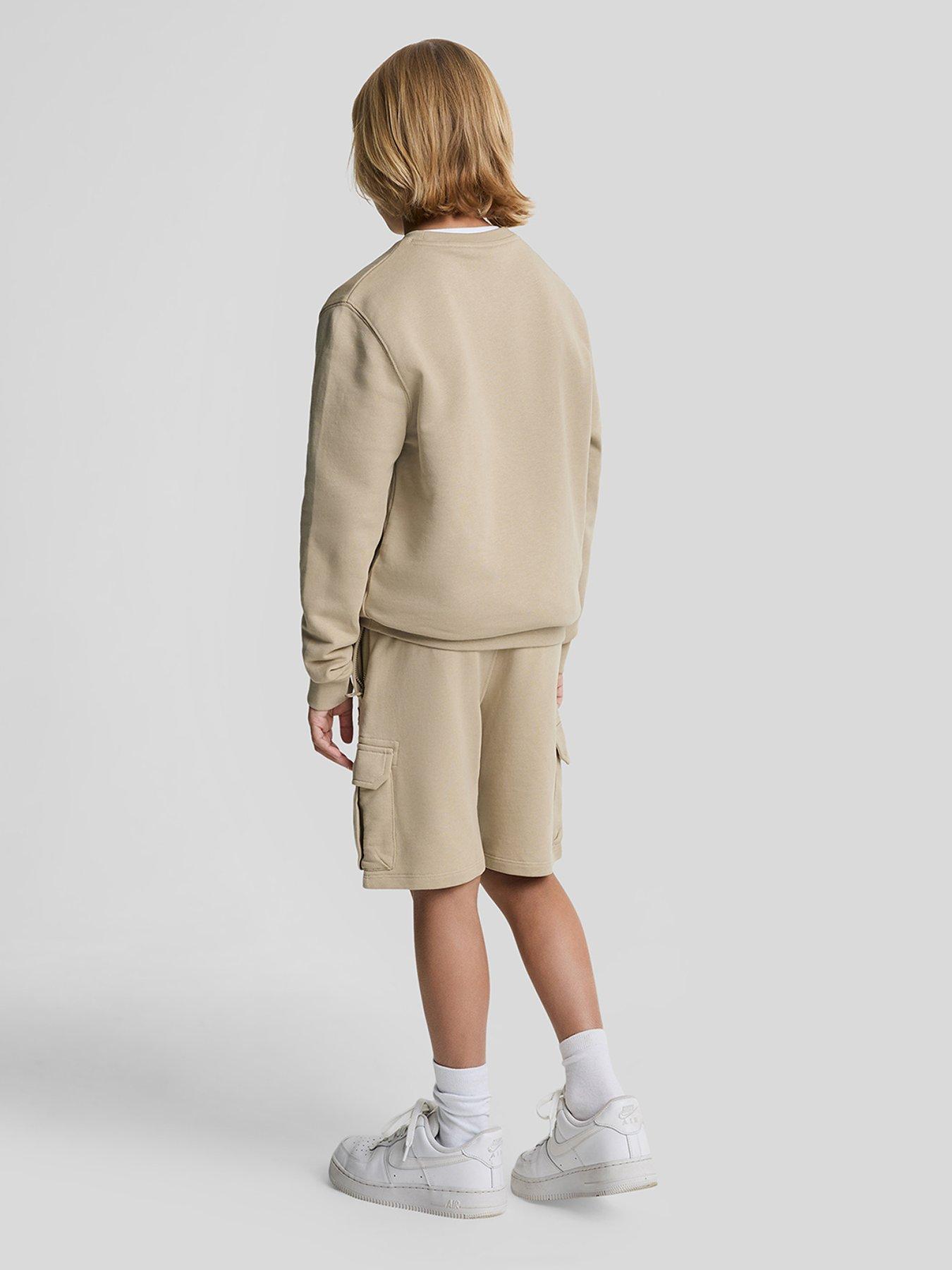 Image 3 of 7 of Lyle & Scott Boys Cargo Sweat Short - Beige