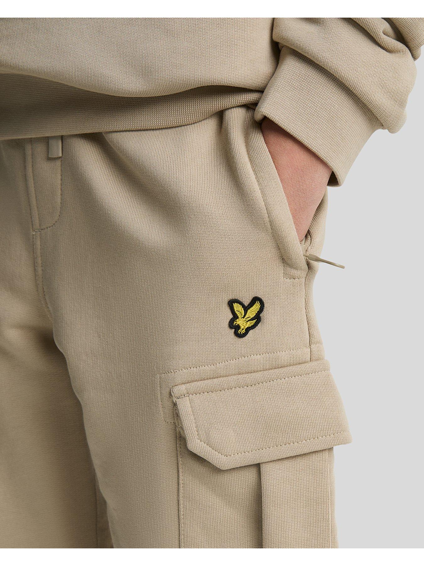 Image 5 of 7 of Lyle & Scott Boys Cargo Sweat Short - Beige