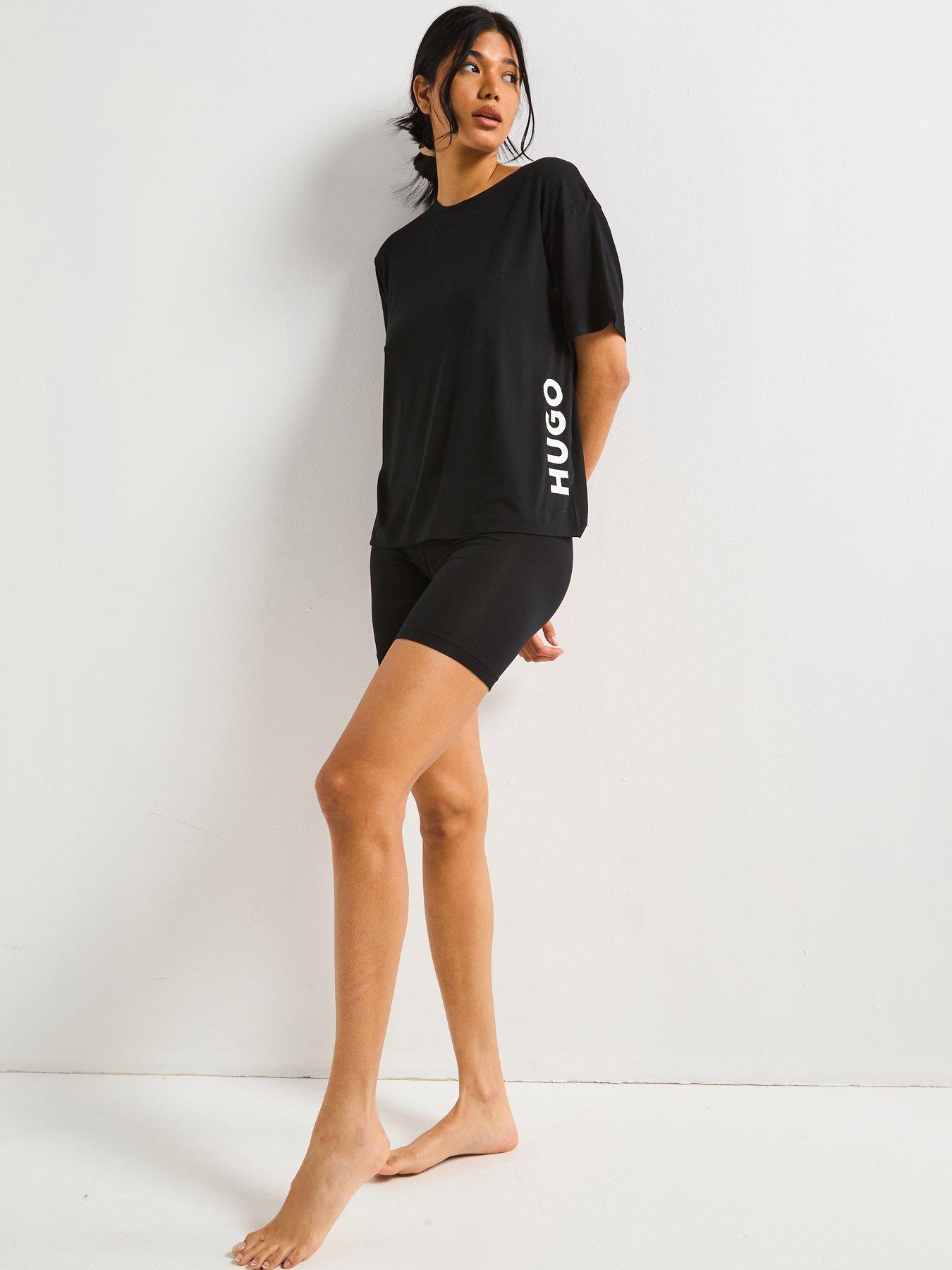 Image 1 of 4 of HUGO Unite Short Pyjama Set- Black