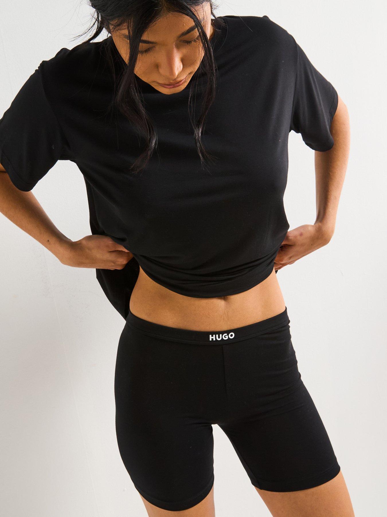 Image 4 of 4 of HUGO Unite Short Pyjama Set- Black