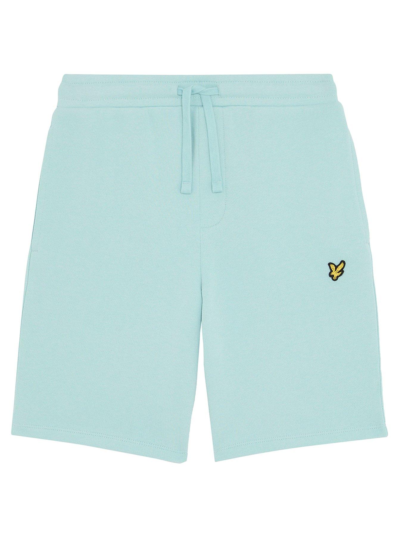 lyle-scott-boys-sweat-short-light-blue