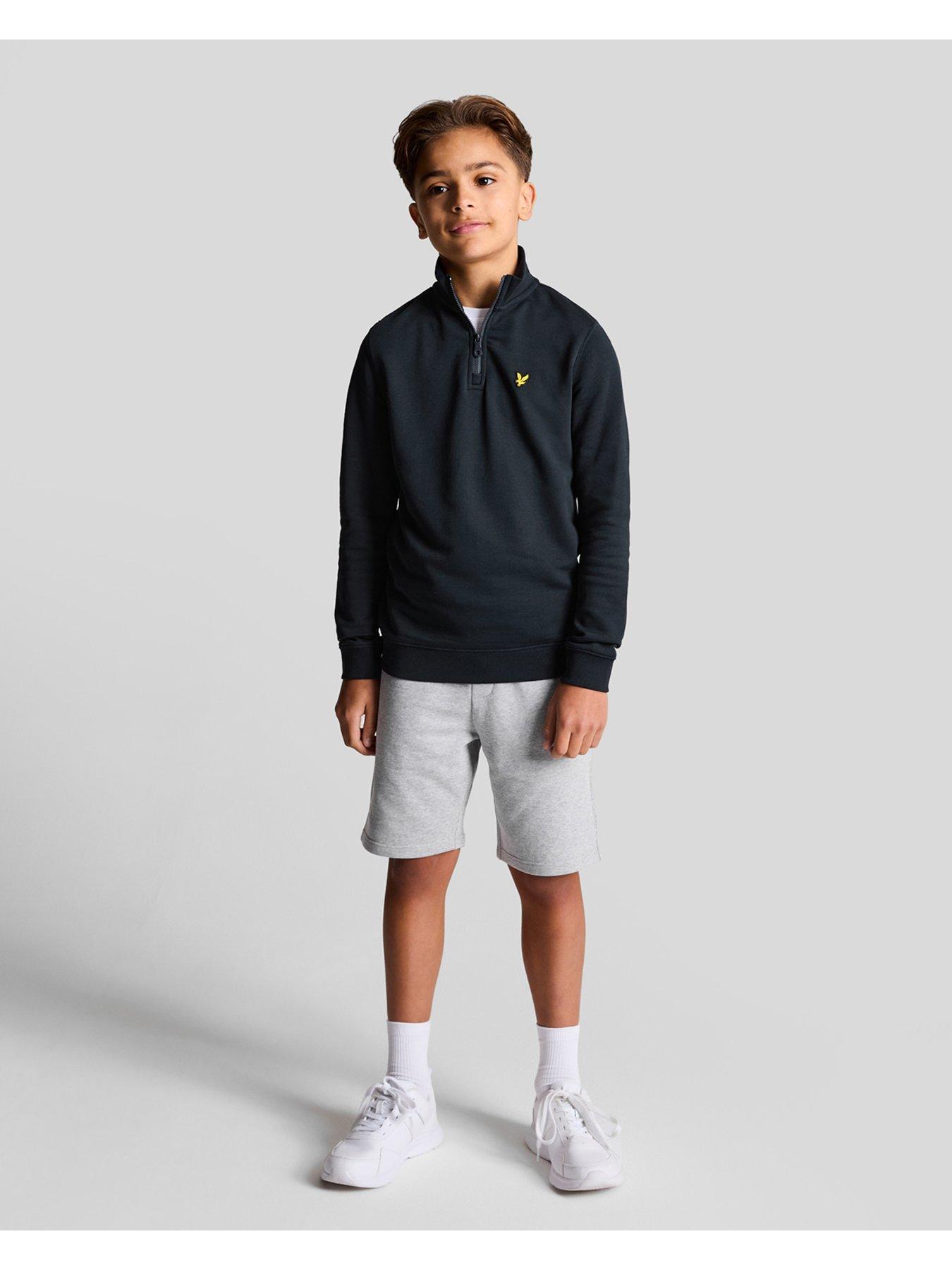 Image 2 of 4 of Lyle & Scott Boys Quarter Zip Pullover - Navy