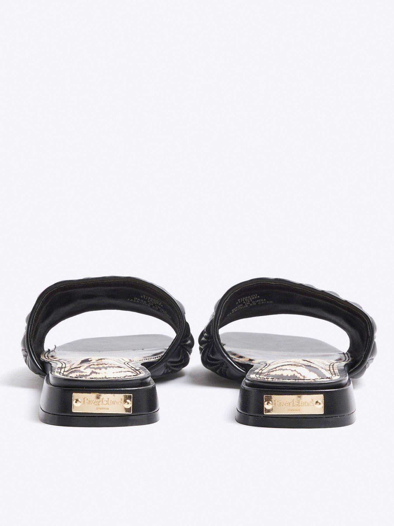 river-island-textured-mule-flat-sandal-blackback