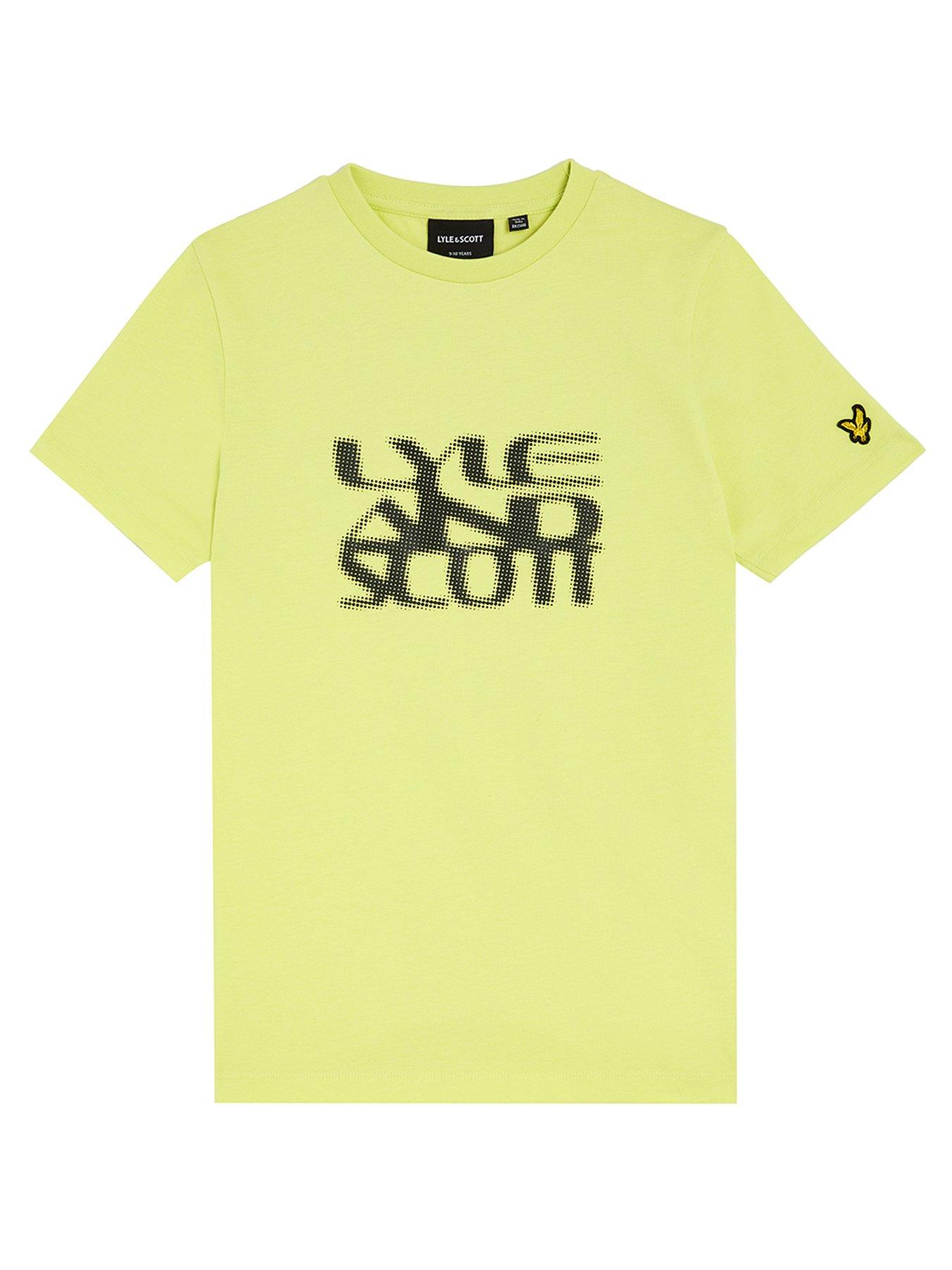 undefined Boys Blur Graphic T-Shirt - Yellow