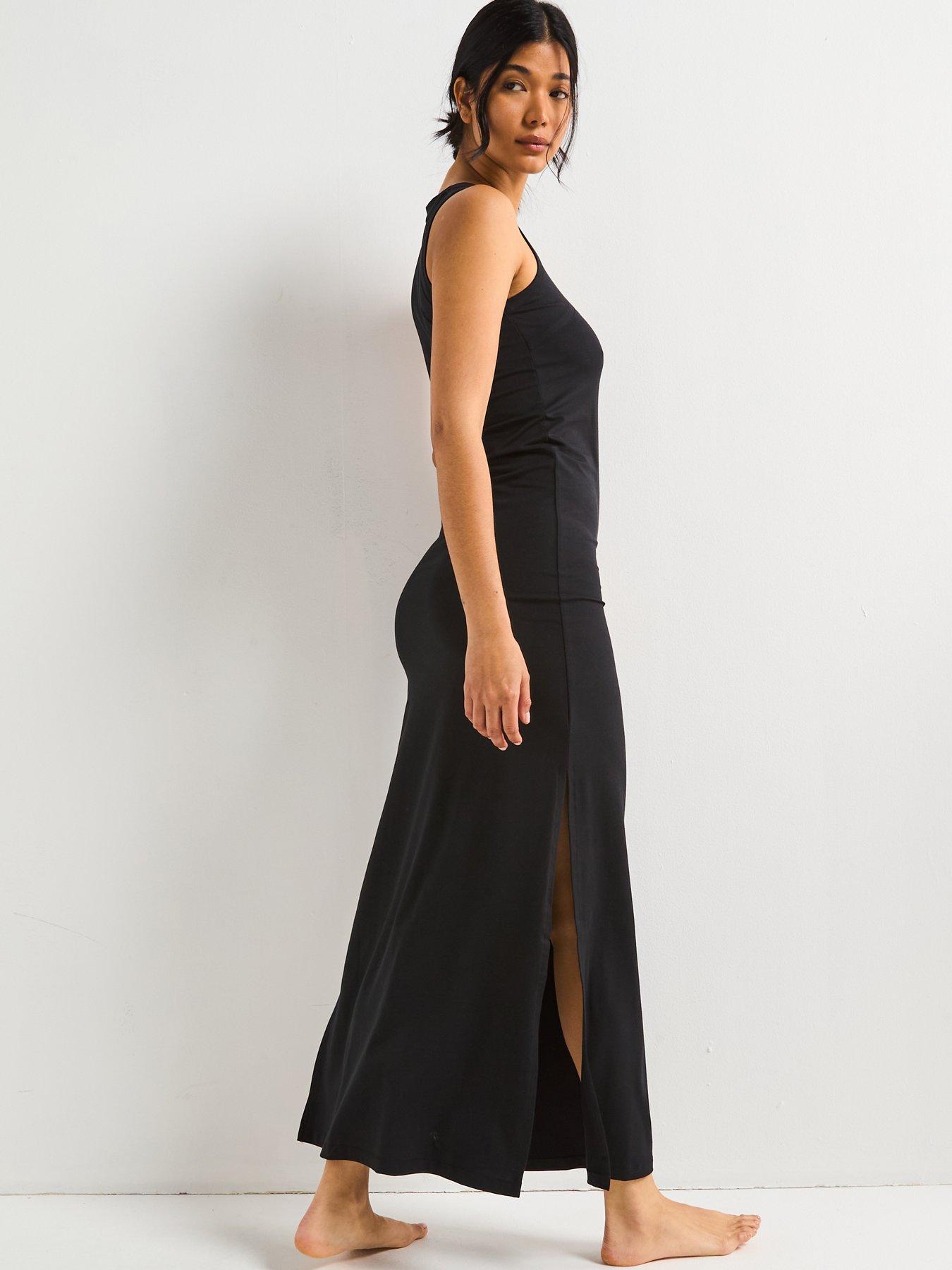 Image 2 of 4 of HUGO Ivy Bodycon Midi Dress - Black