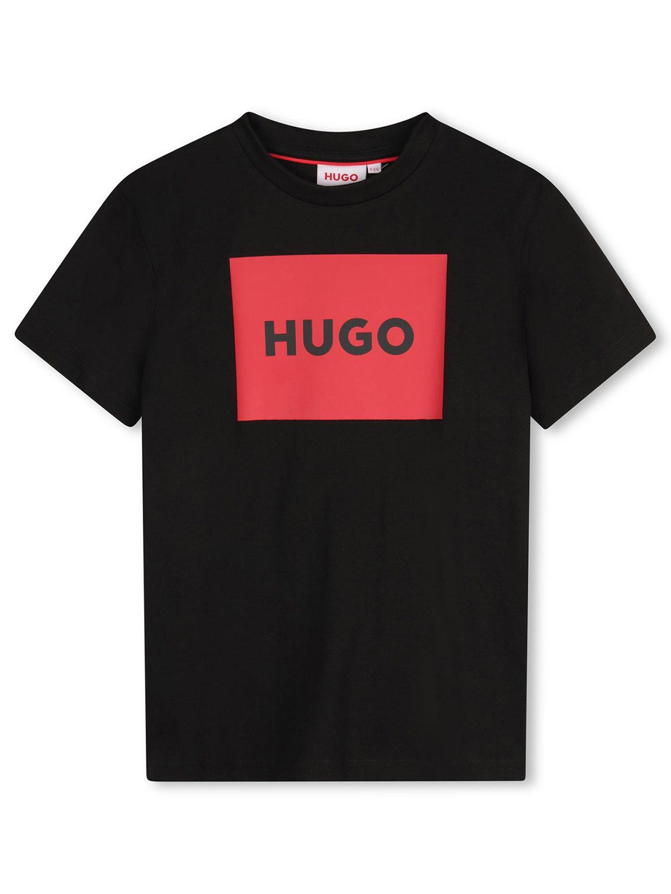 hugo-boys-short-sleeve-square-logo-t-shirt-black