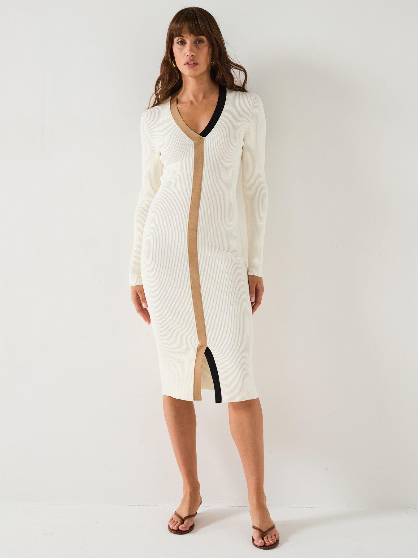 undefined Fabiri Knitted Dress - Open White