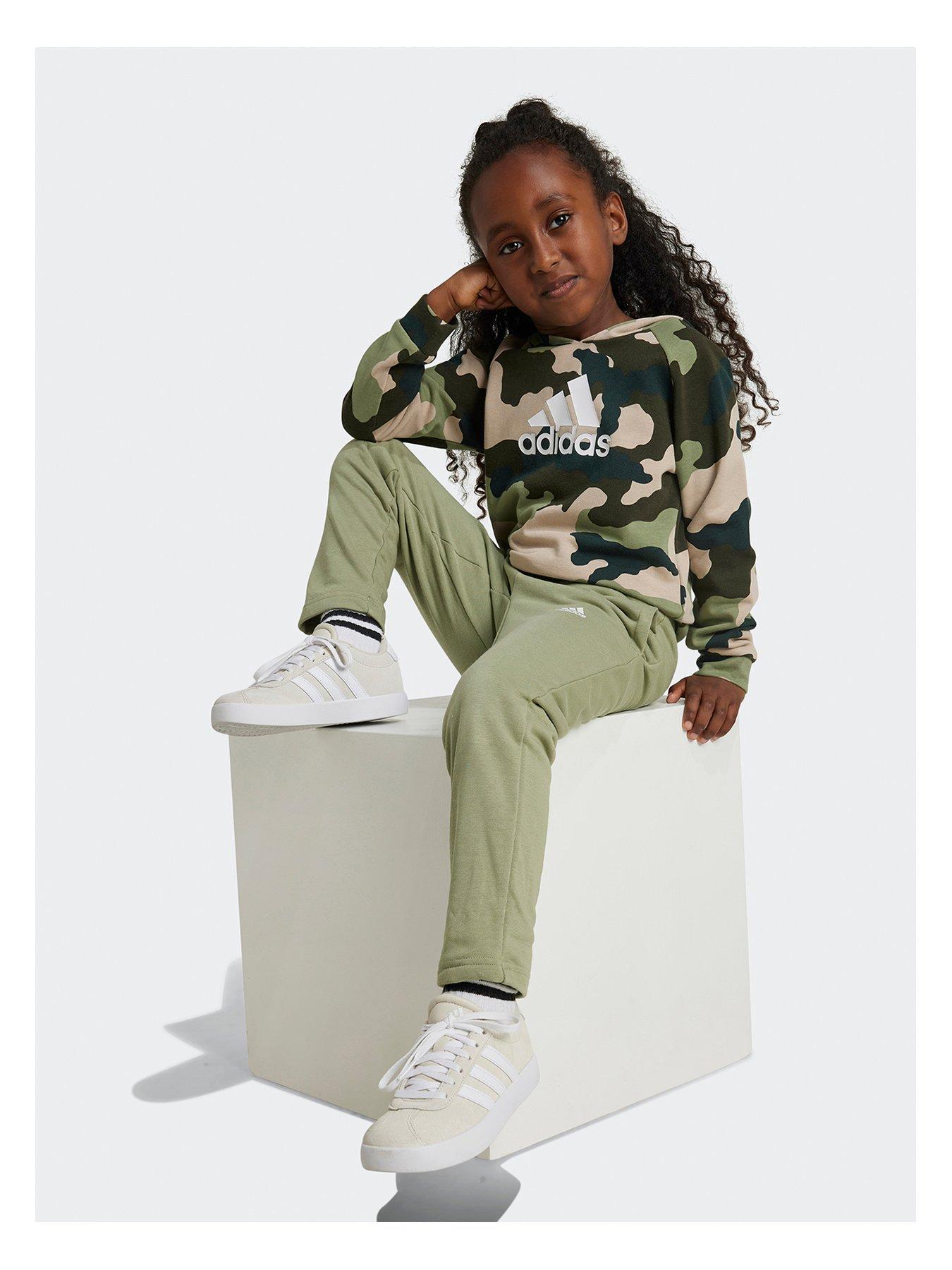 adidas-sportswear-kids-essentials-allover-print-hoodie-set-green