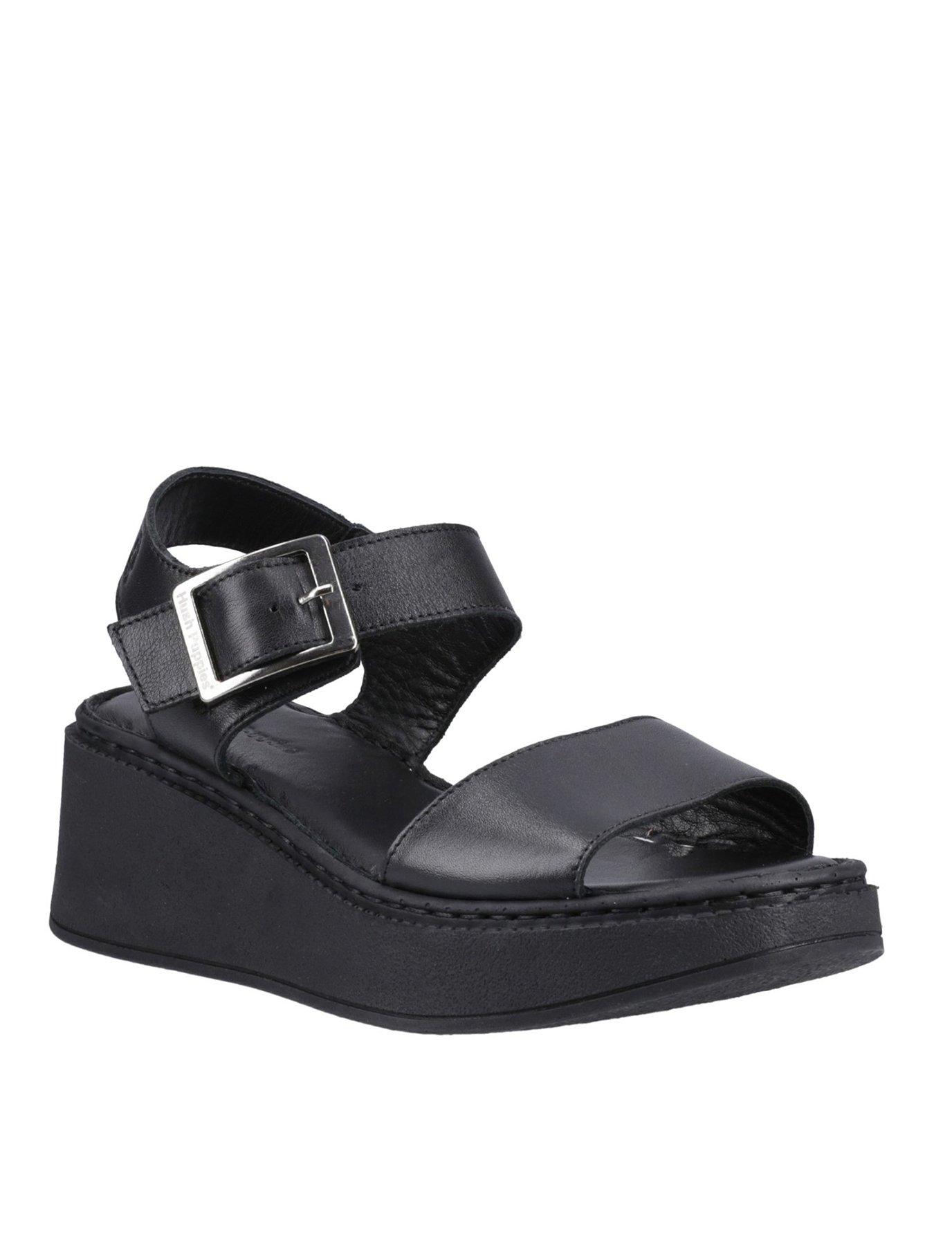Image 2 of 5 of Hush Puppies Beatrix Wedge Sandal - Black
