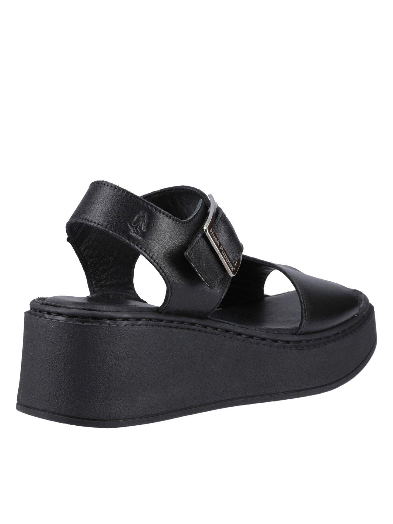 Image 3 of 5 of Hush Puppies Beatrix Wedge Sandal - Black