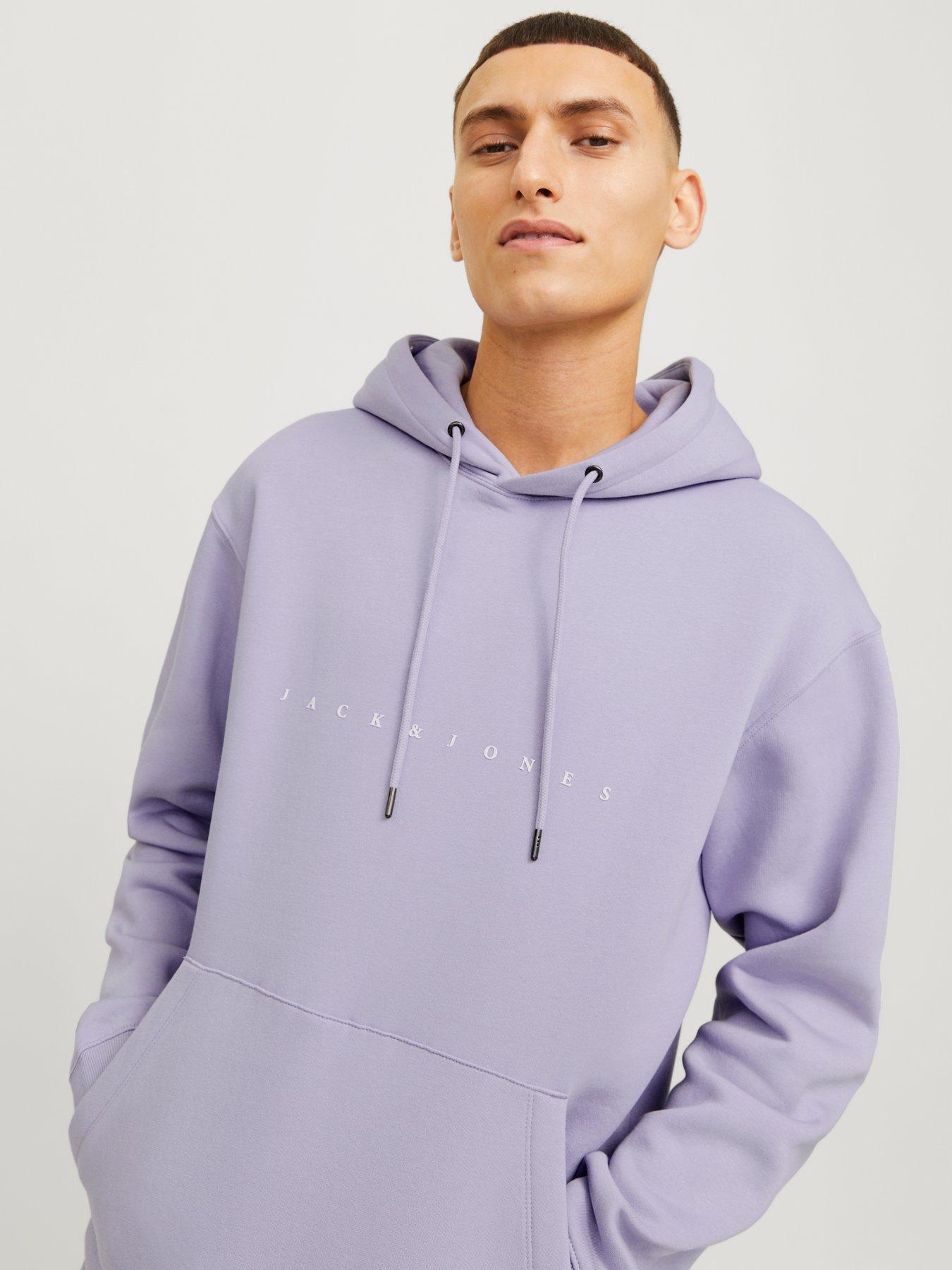 Image 6 of 6 of Jack & Jones Star Hoodie - Light Purple