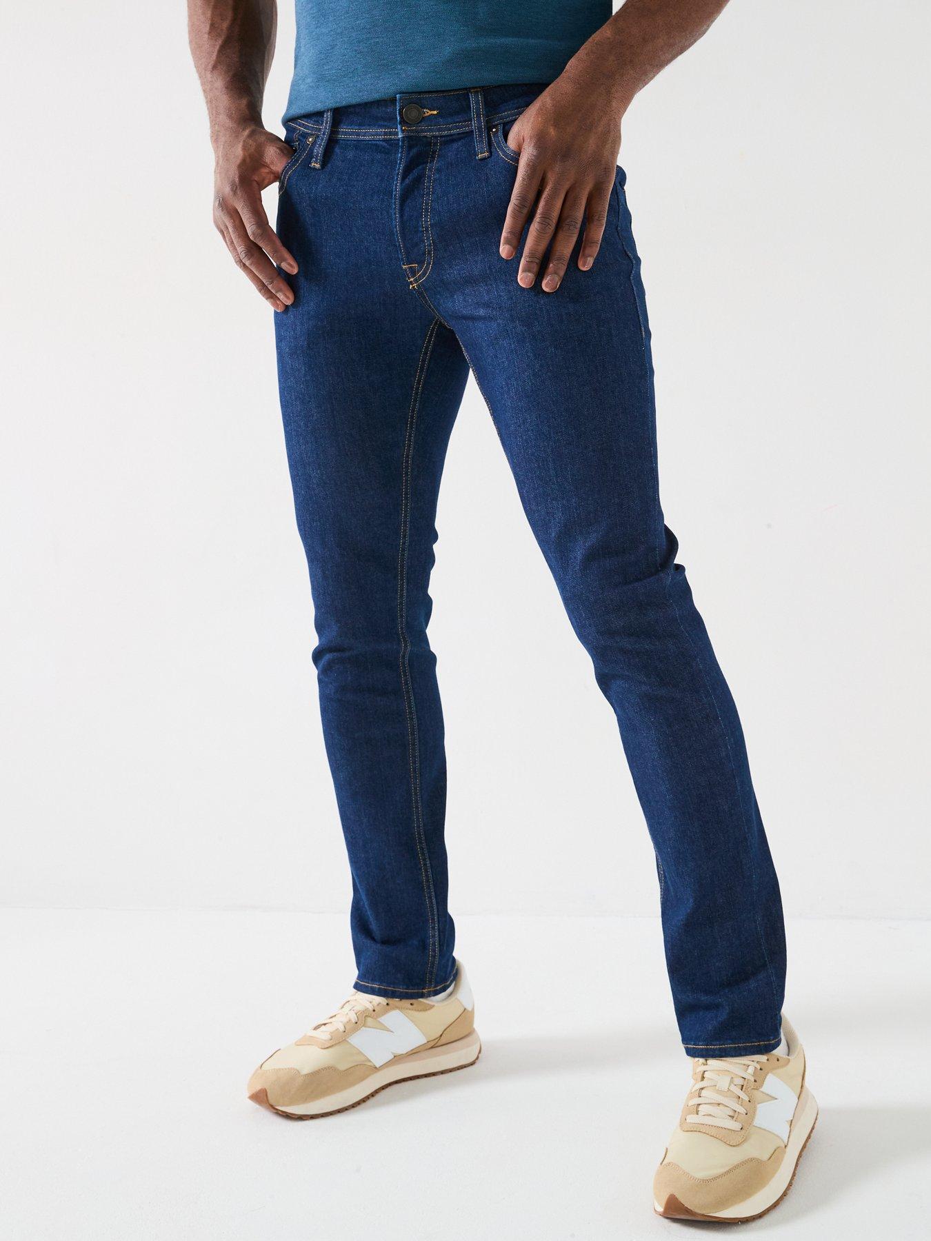 Image 1 of 5 of Jack & Jones Glenn Original Slim Fit Jeans - Blue