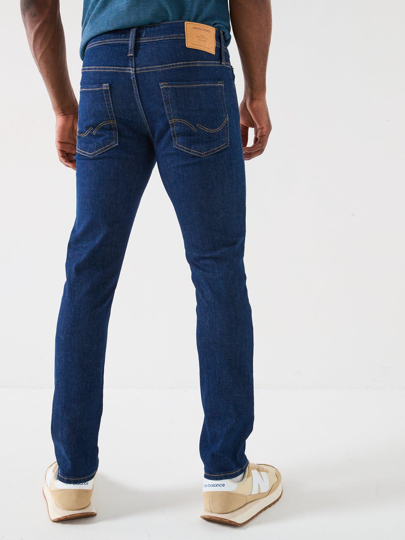 Image 2 of 5 of Jack & Jones Glenn Original Slim Fit Jeans - Blue