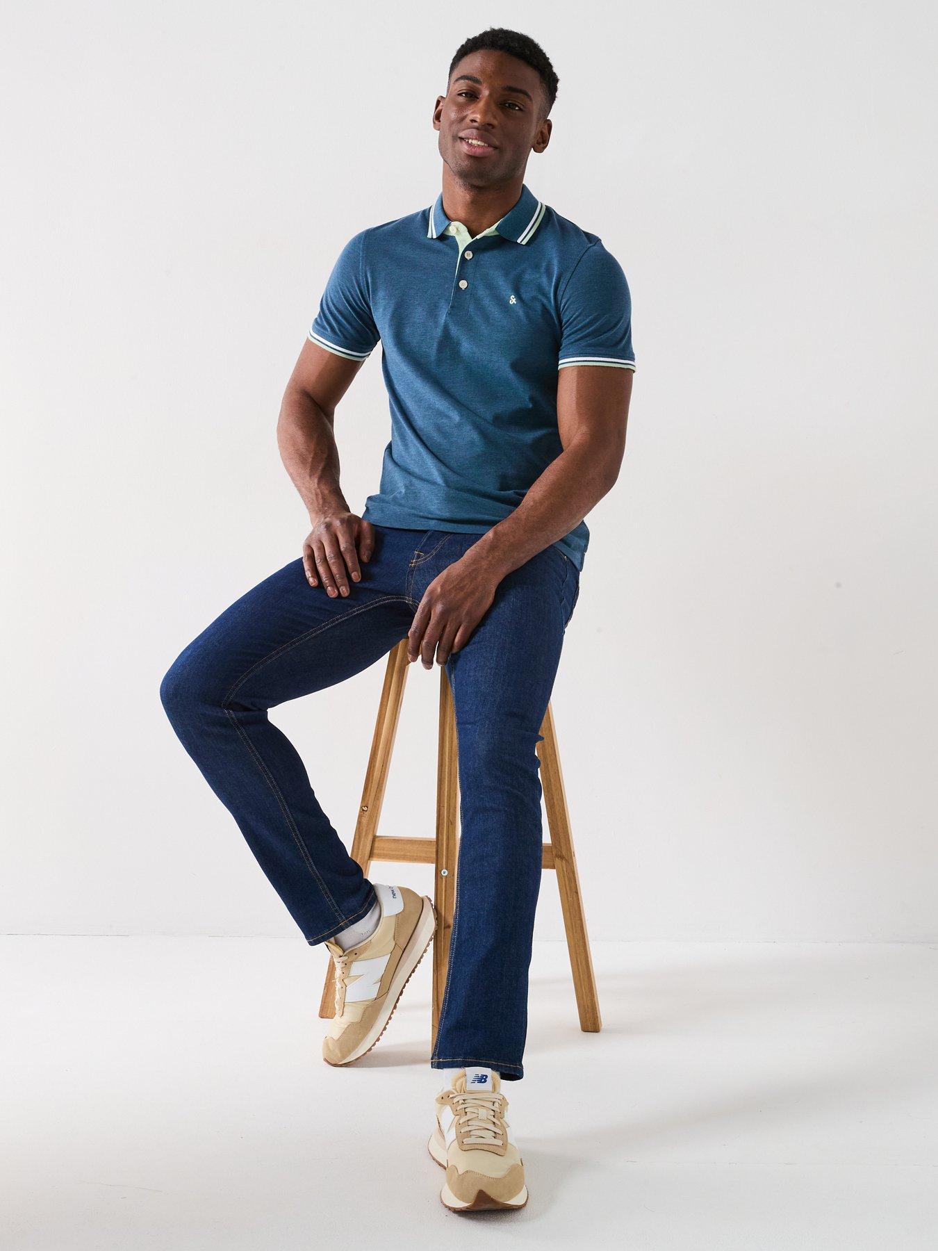 Image 5 of 5 of Jack & Jones Glenn Original Slim Fit Jeans - Blue