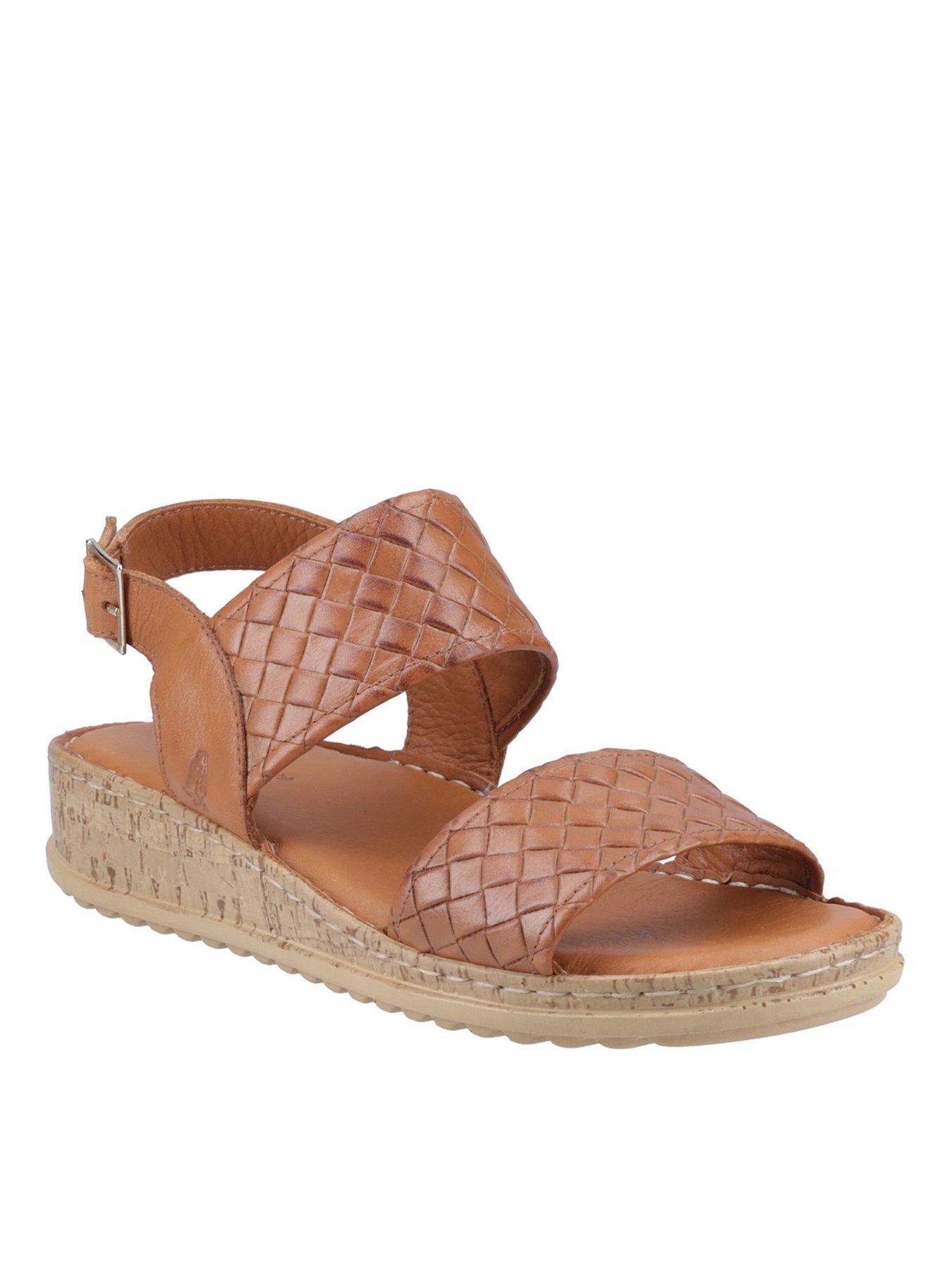 Image 2 of 5 of Hush Puppies Ebony Wide Fit Sandal - Tan