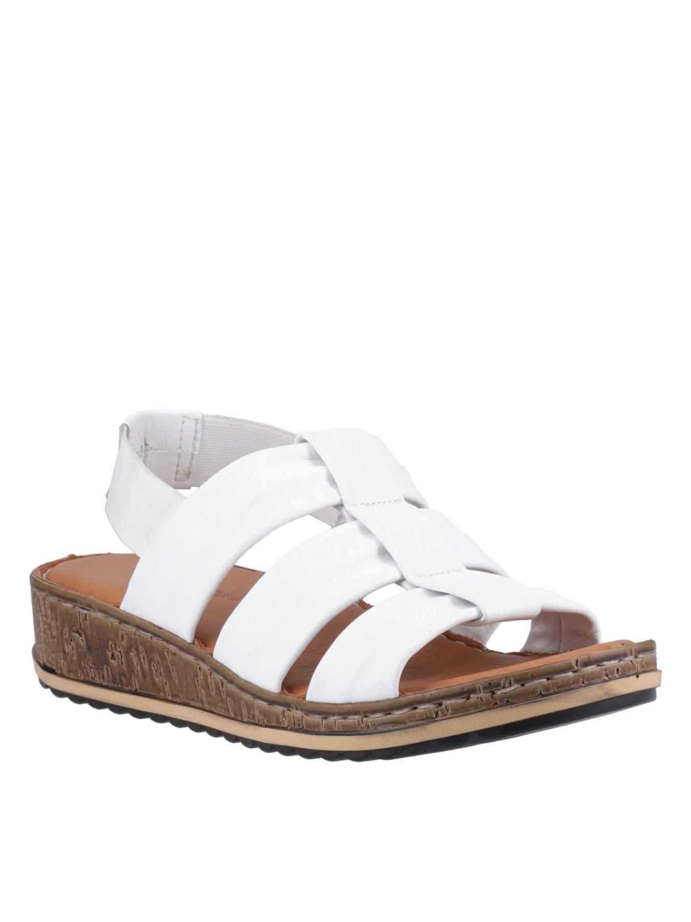 Image 2 of 5 of Hush Puppies Eden Gladiator Sandal - White