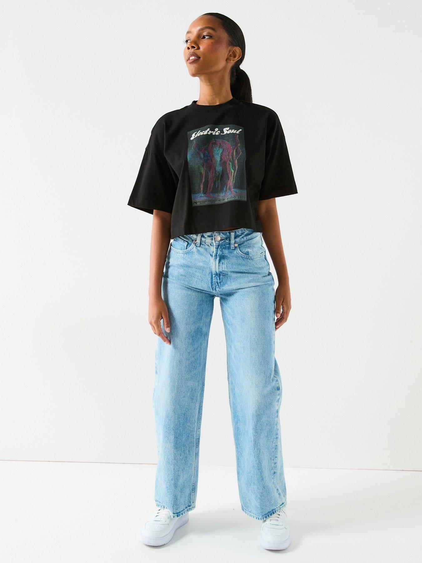 hugo-cropped-graphic-t-shirt-blackback