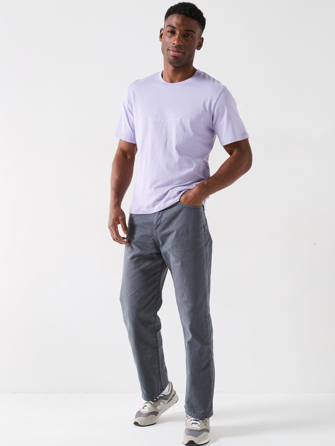 Image 3 of 5 of Jack & Jones Star T-Shirt - Light Purple